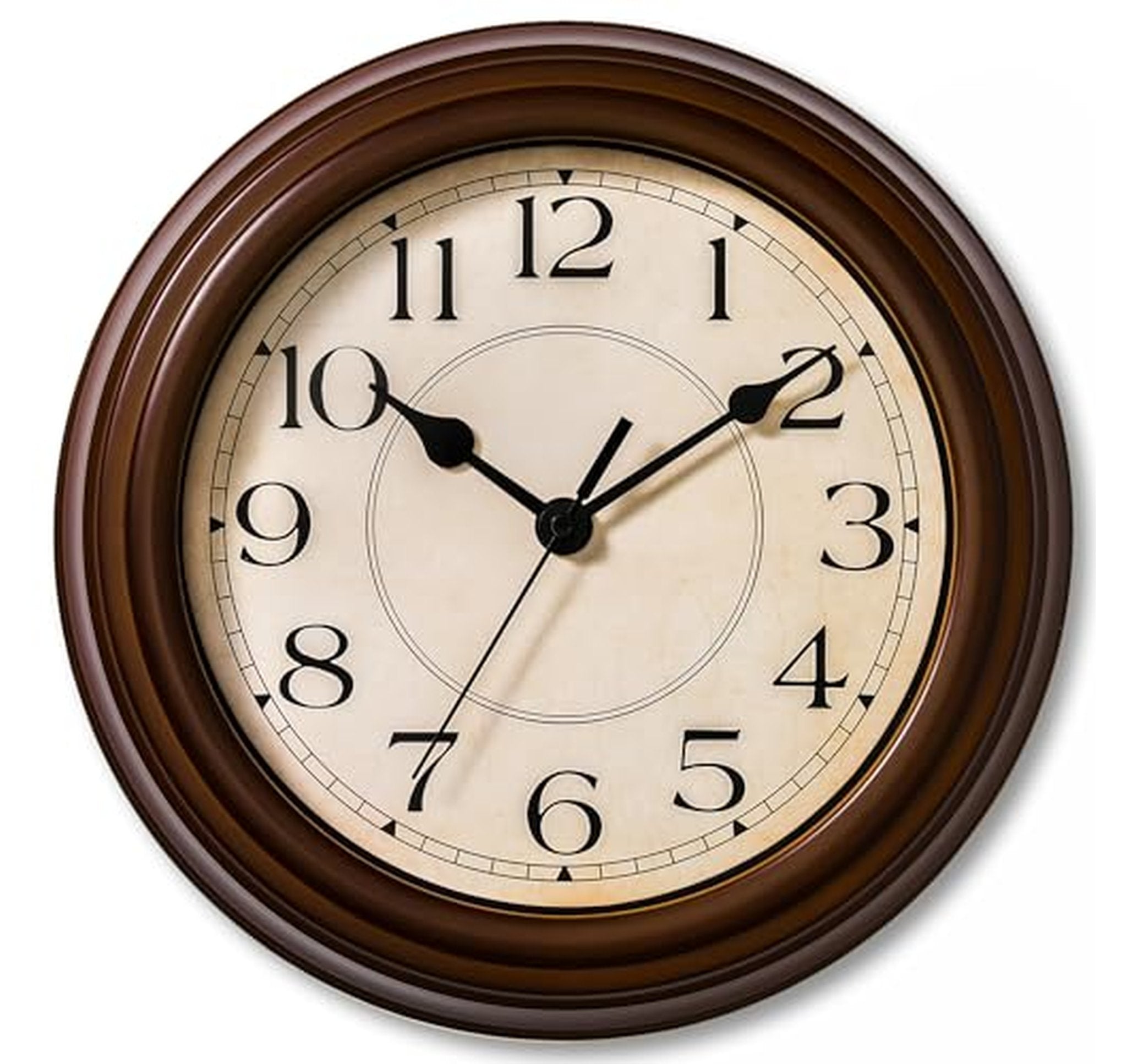 Silent Non-Ticking 9-Inch Wall Clock