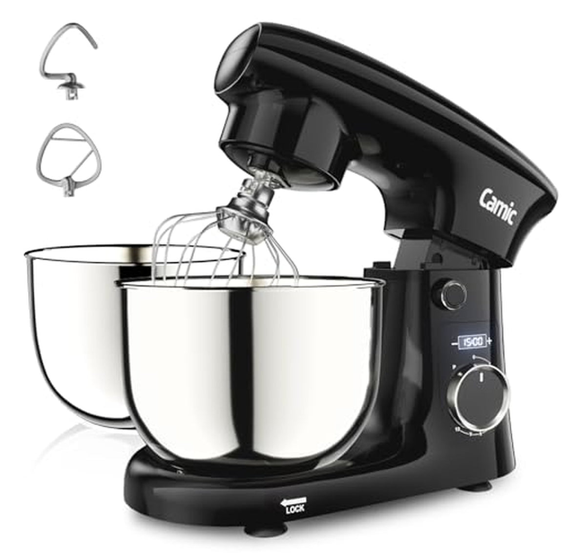 Tilt-Head Stand Mixer with 4.2QT and 5.3QT Bowls