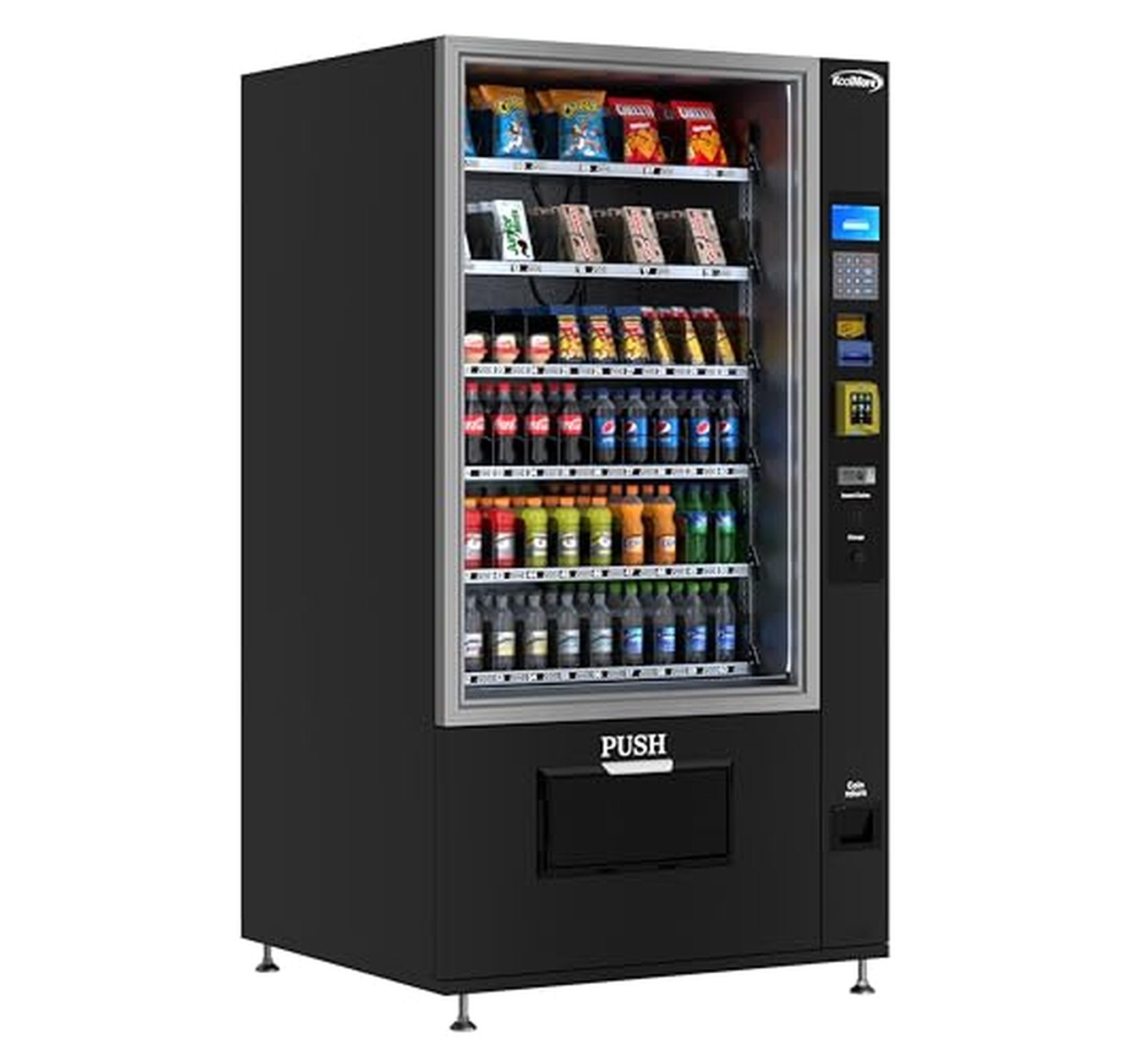 Refrigerated Snack Vending Machine with 60 Slots