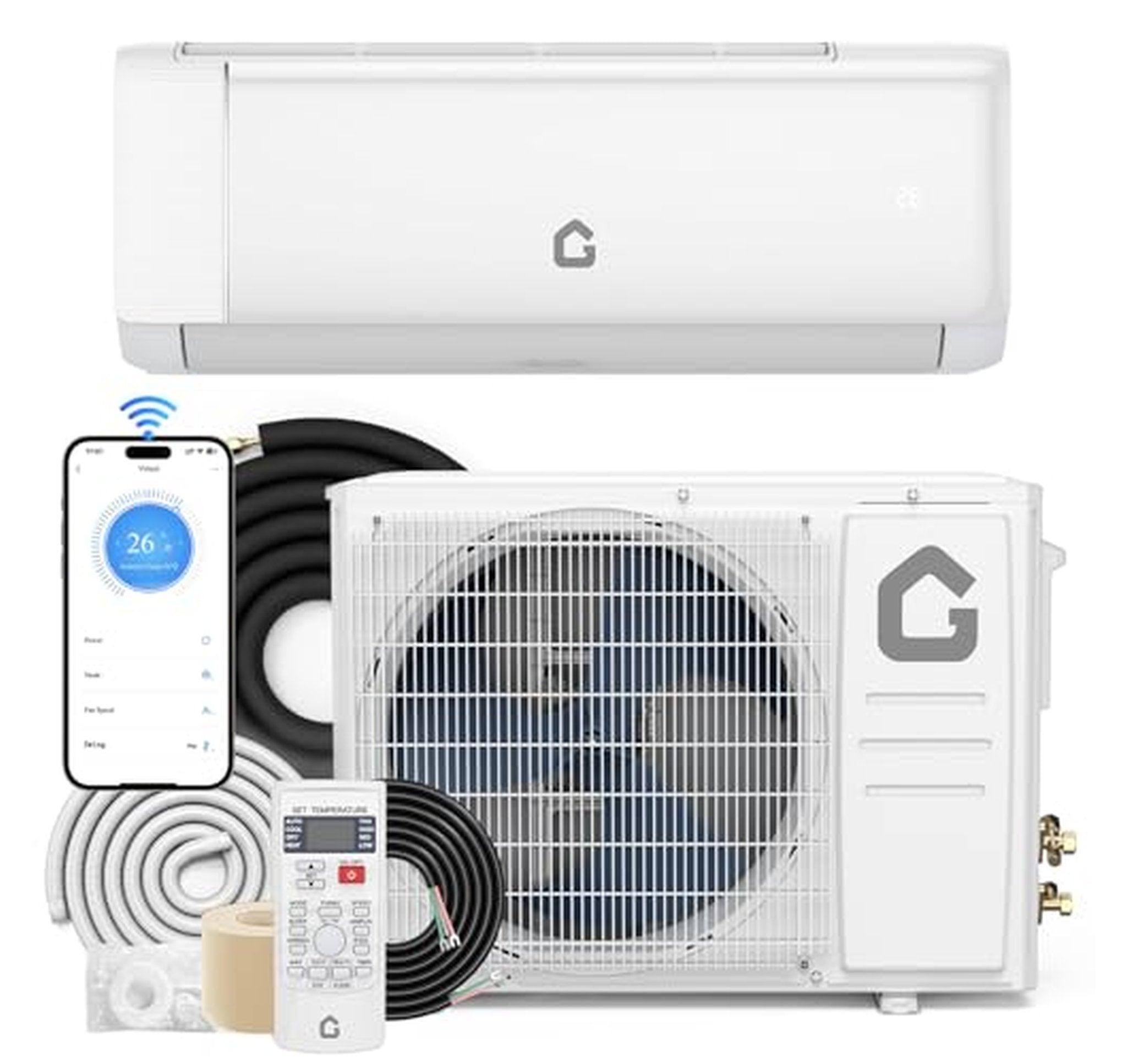 24000 BTU 19 SEER Inverter Mini Split Air Conditioner