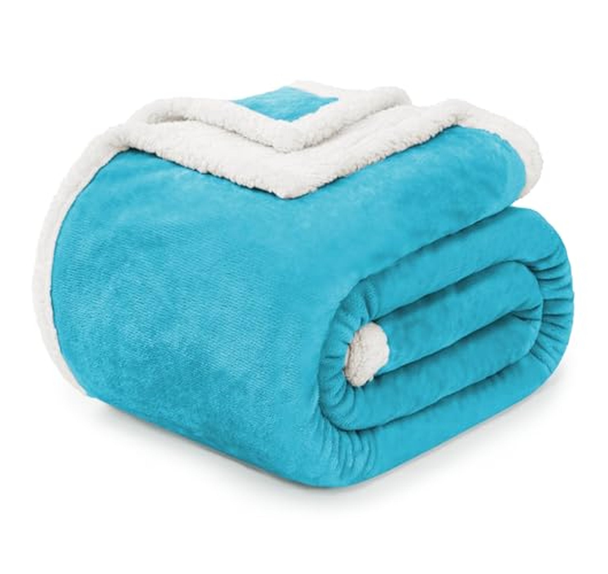 Sherpa Fleece Throw Blanket Soft Plush 50x60