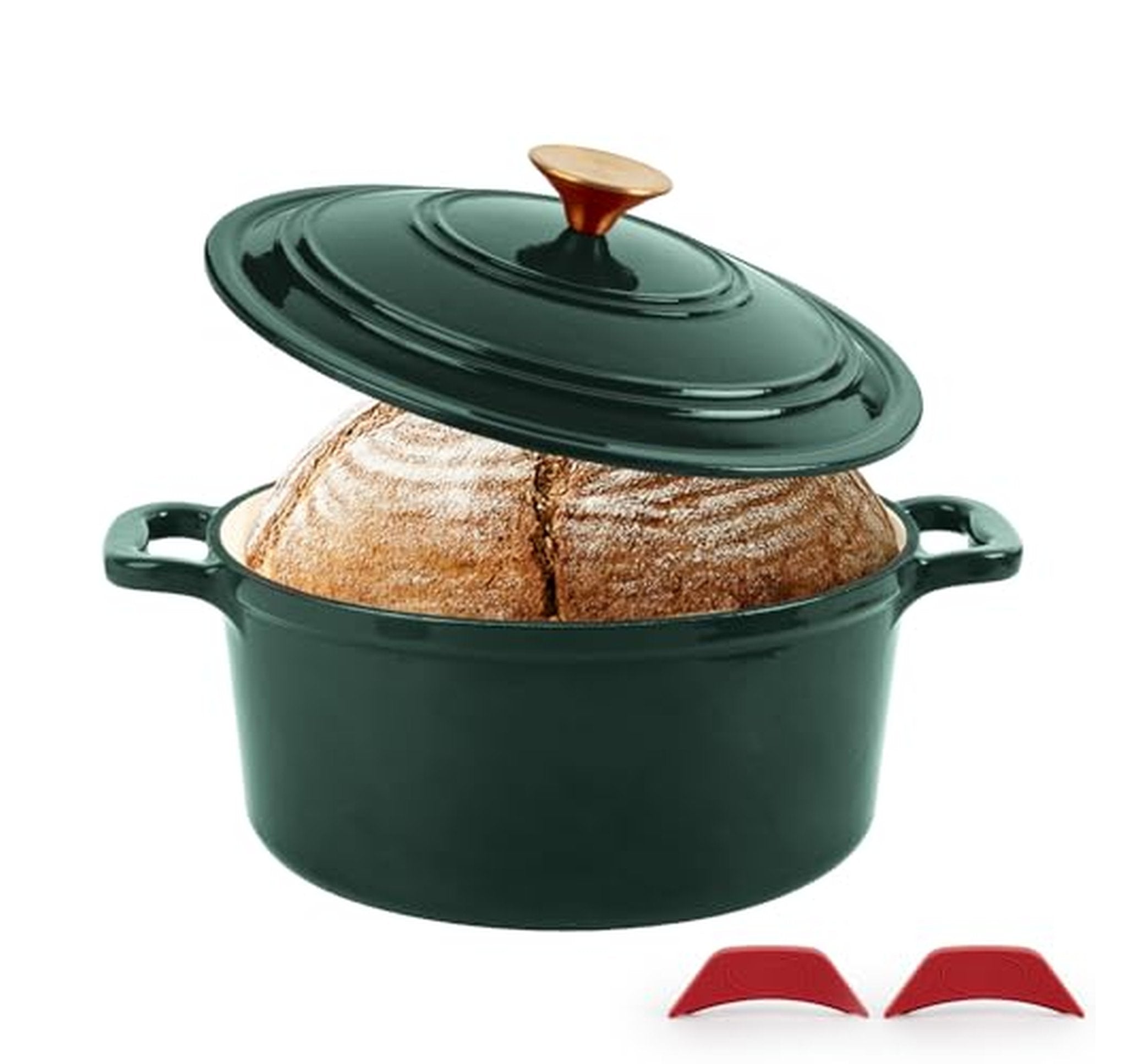 4.7 Quart Enamel Cast Iron Dutch Oven