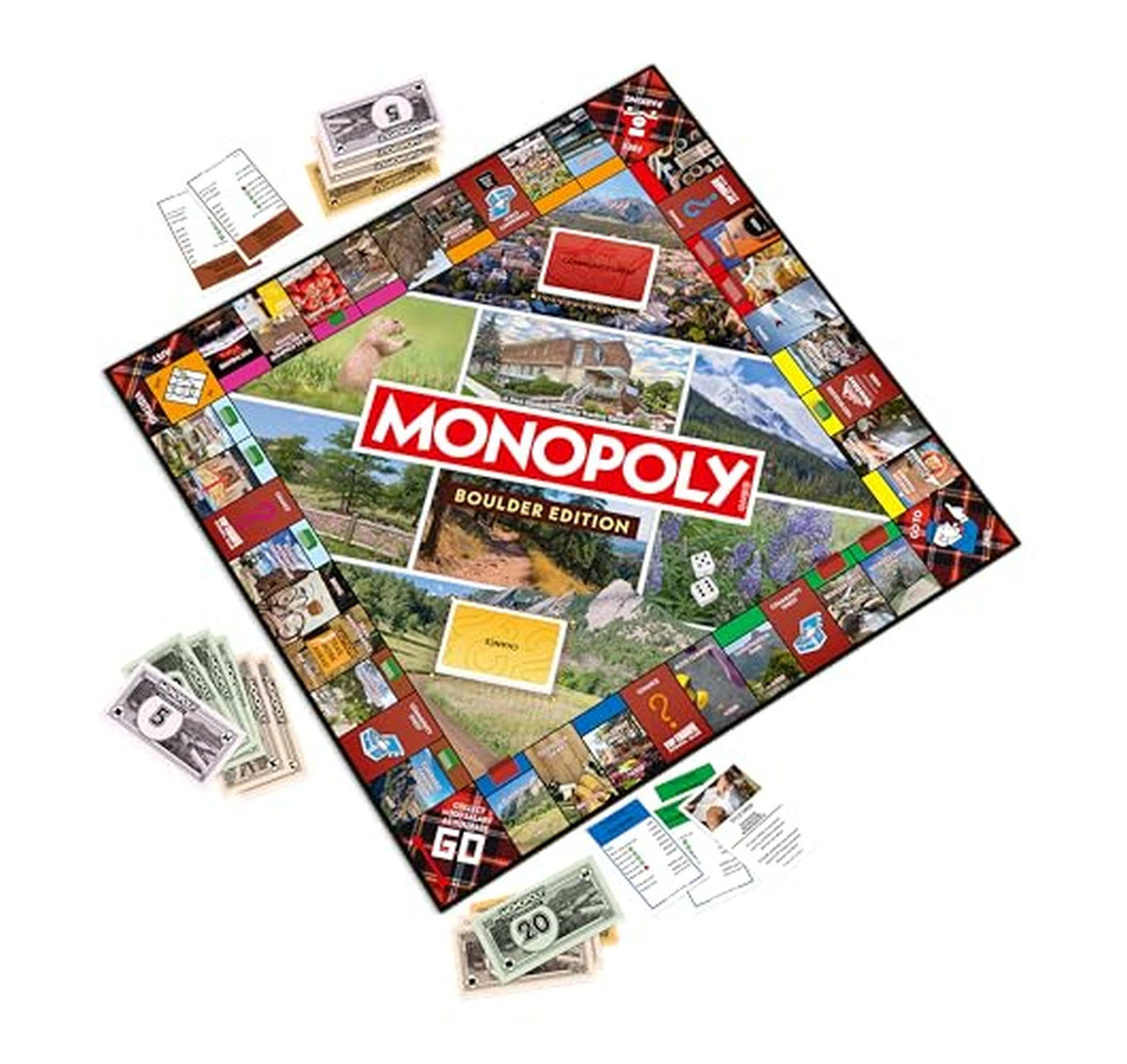 Top Trumps Monopoly Boulder Colorado Family Board Game