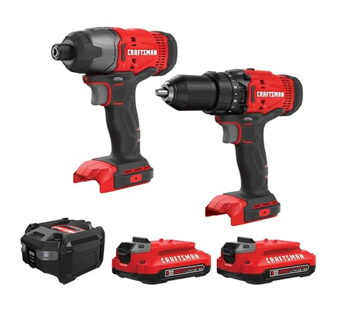 CRAFTSMAN 20V Cordless Drill and Impact Driver Kit
