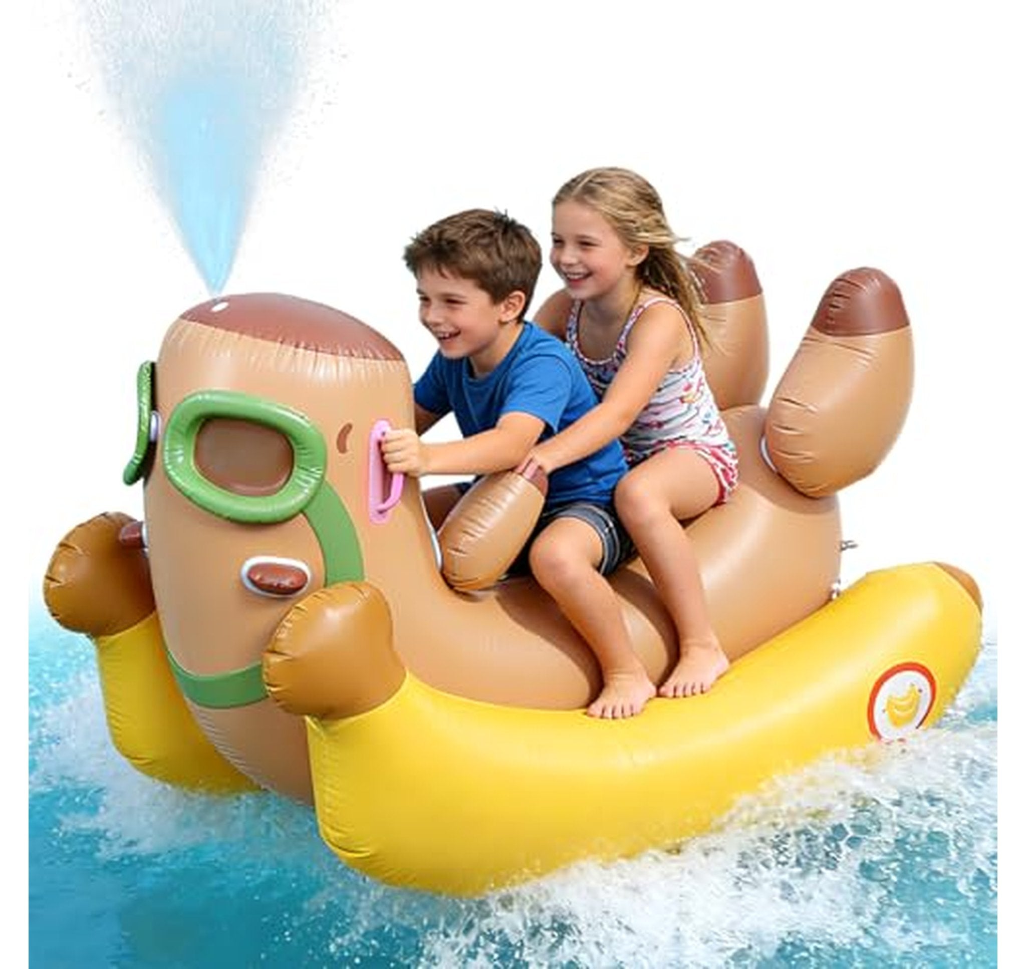 Inflatable Kids Pool Float with Sprinkler