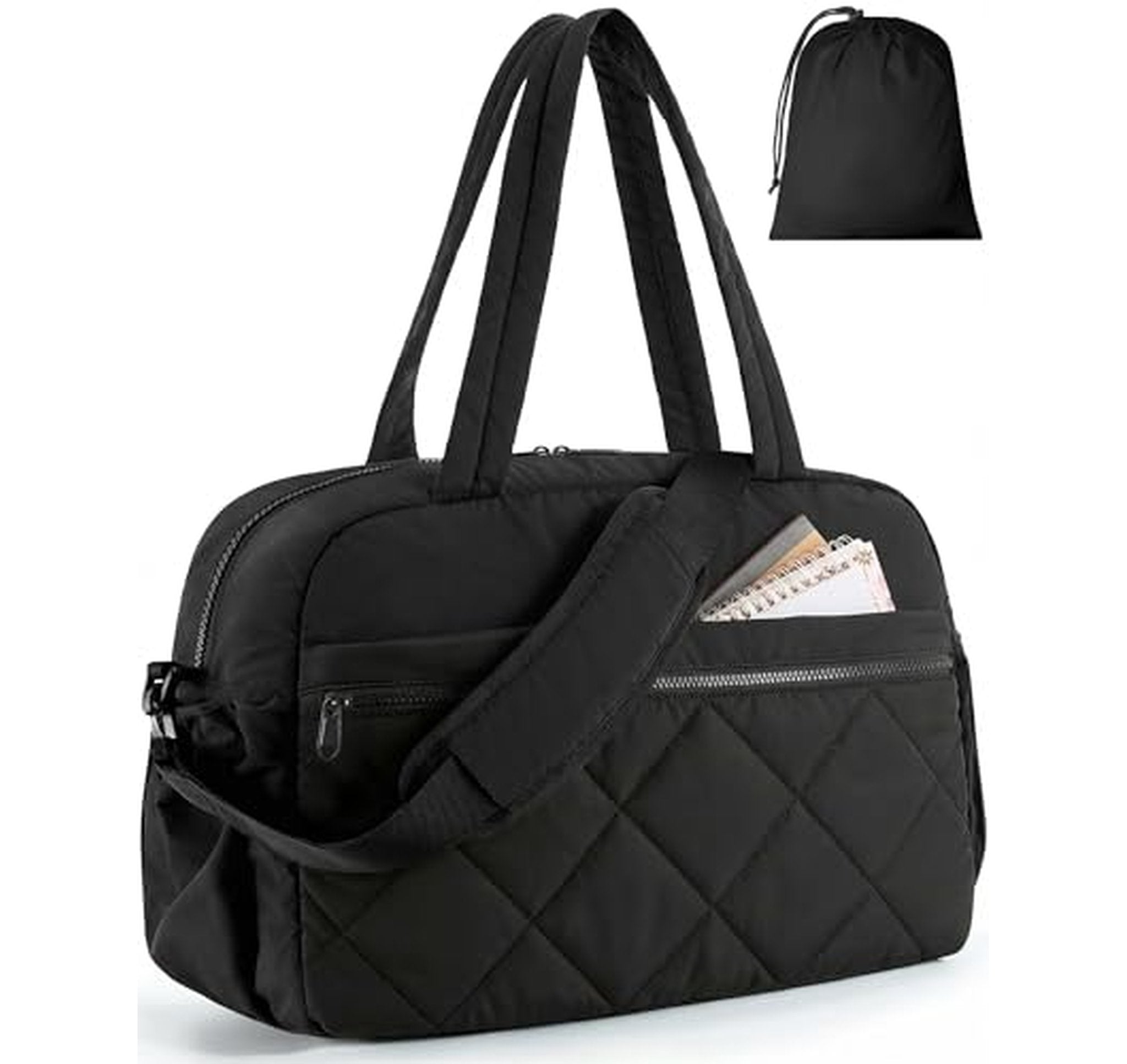 Gym Duffle Bag with Wet Pocket and Shoe Compartment