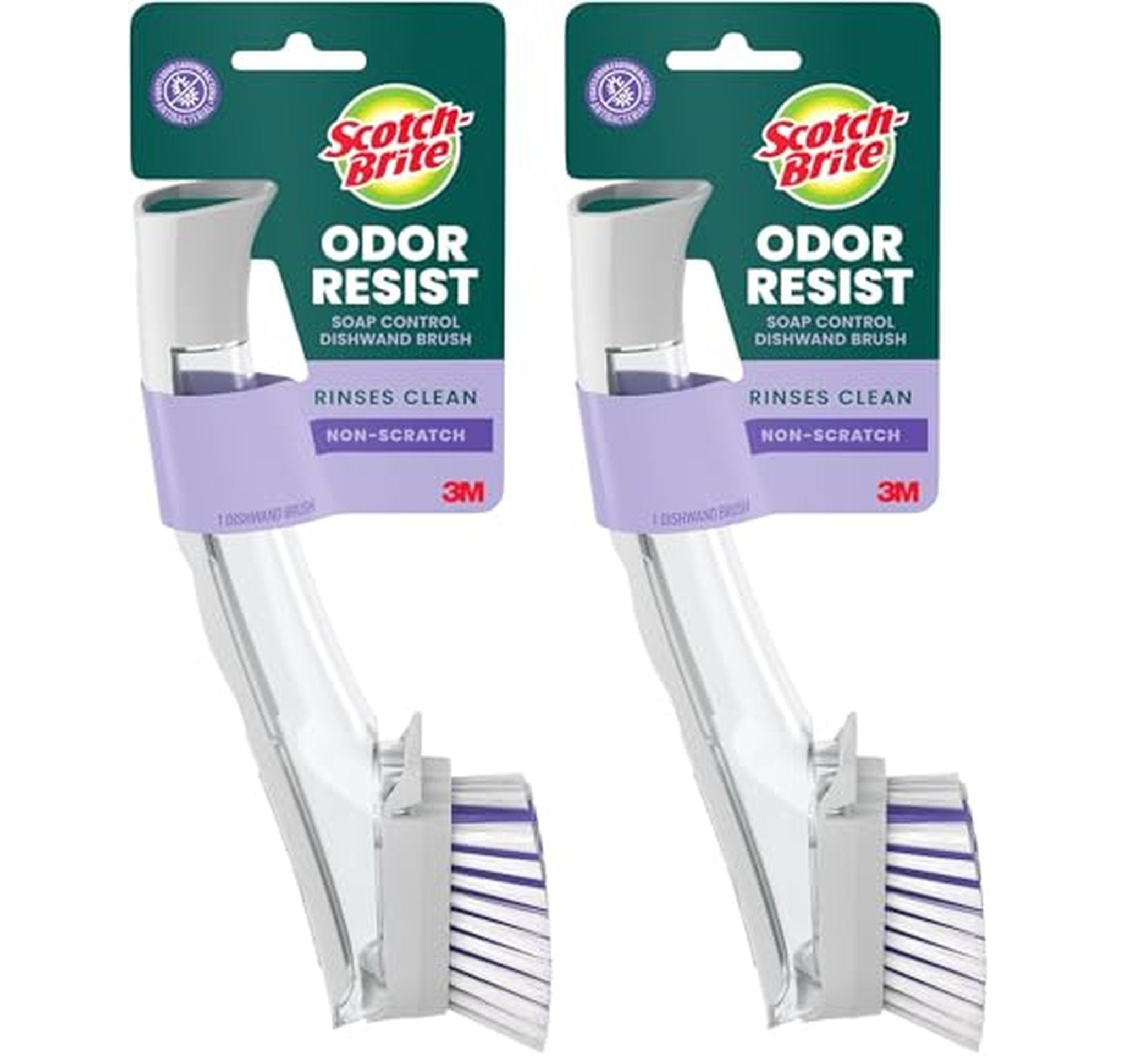 2 Pack Scotch-Brite Soap Control Dishwand Brushes