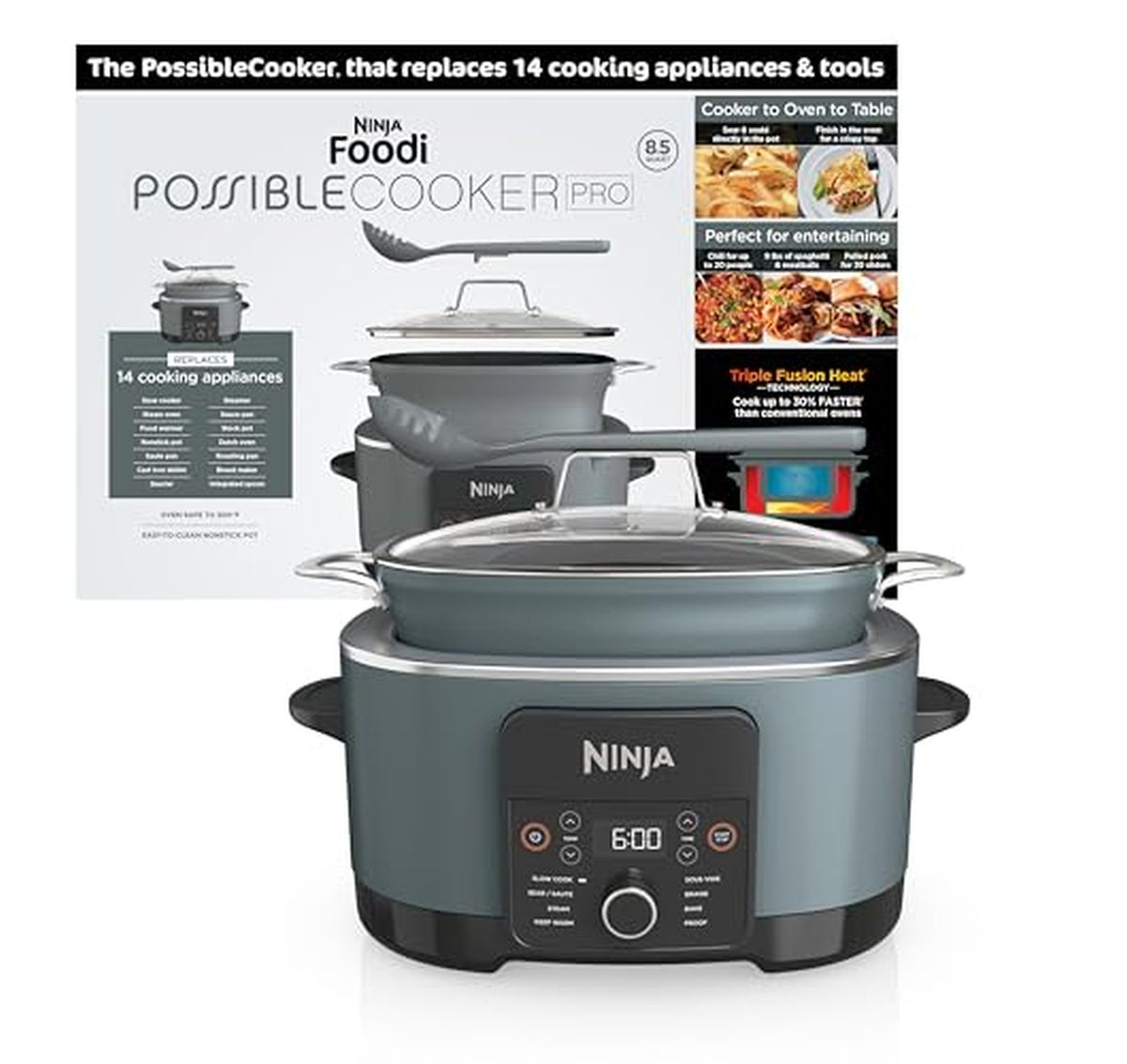 Ninja PossibleCooker PRO 8-in-1 8.5-Quart Multicooker