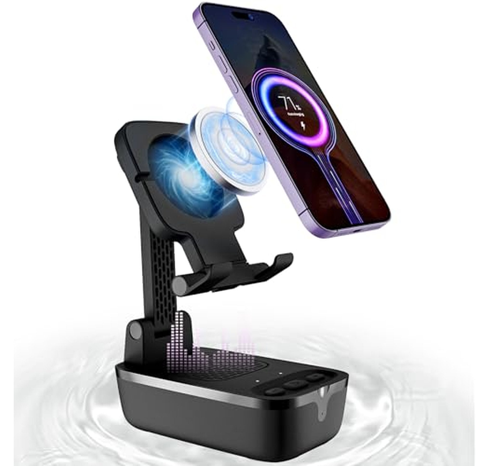 Wireless Induction Speaker and Phone Stand Holder