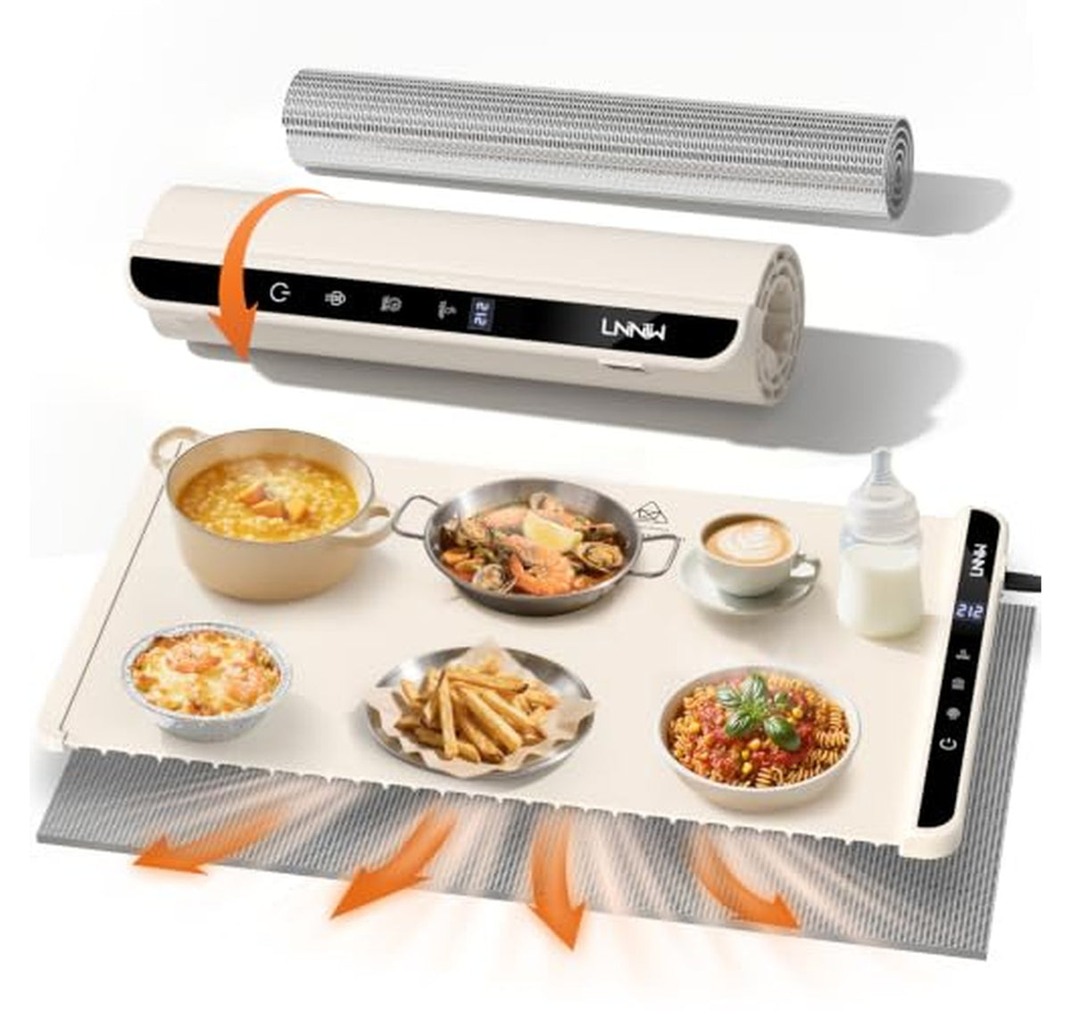 Electric Fast-Heating Food Warming Mat 26-Inch