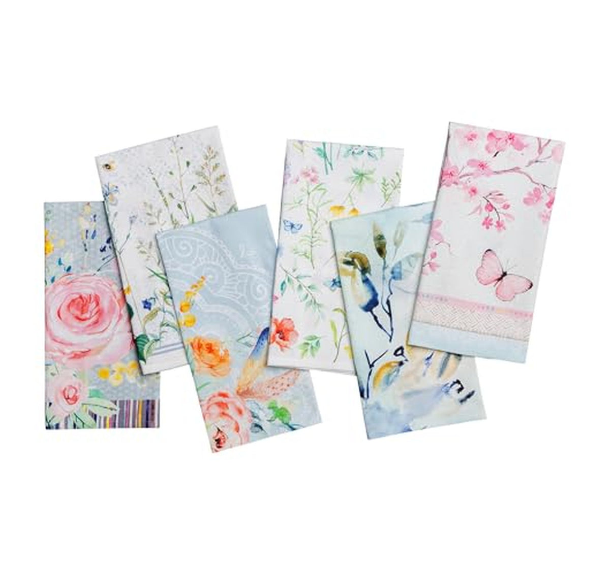 6 Pack Cotton Kitchen Dish Towels Set