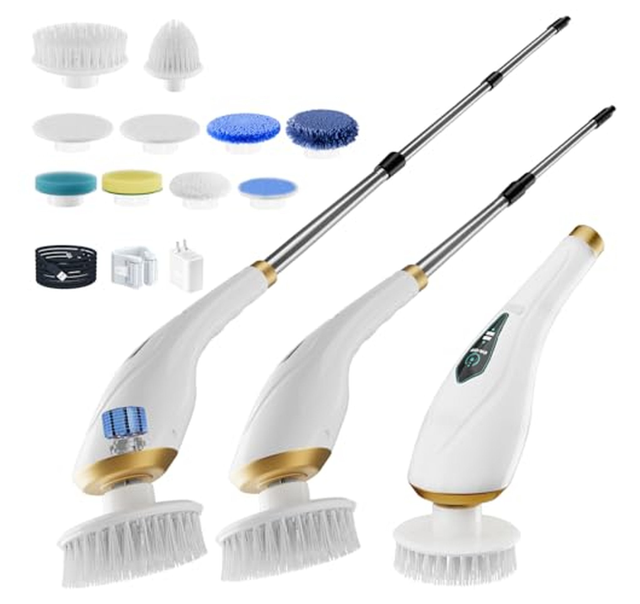 Cordless Electric Spin Scrubber with Extendable Handle