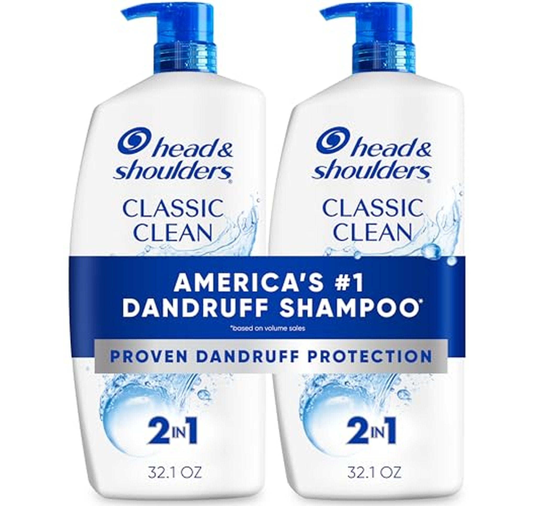 2 Pack Head & Shoulders Anti-Dandruff 2-in-1 Shampoo