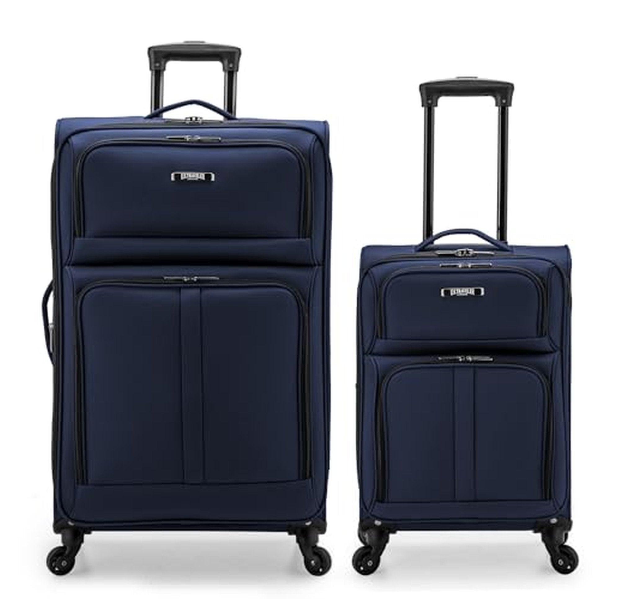 2 Piece Expandable Softside Spinner Luggage Set