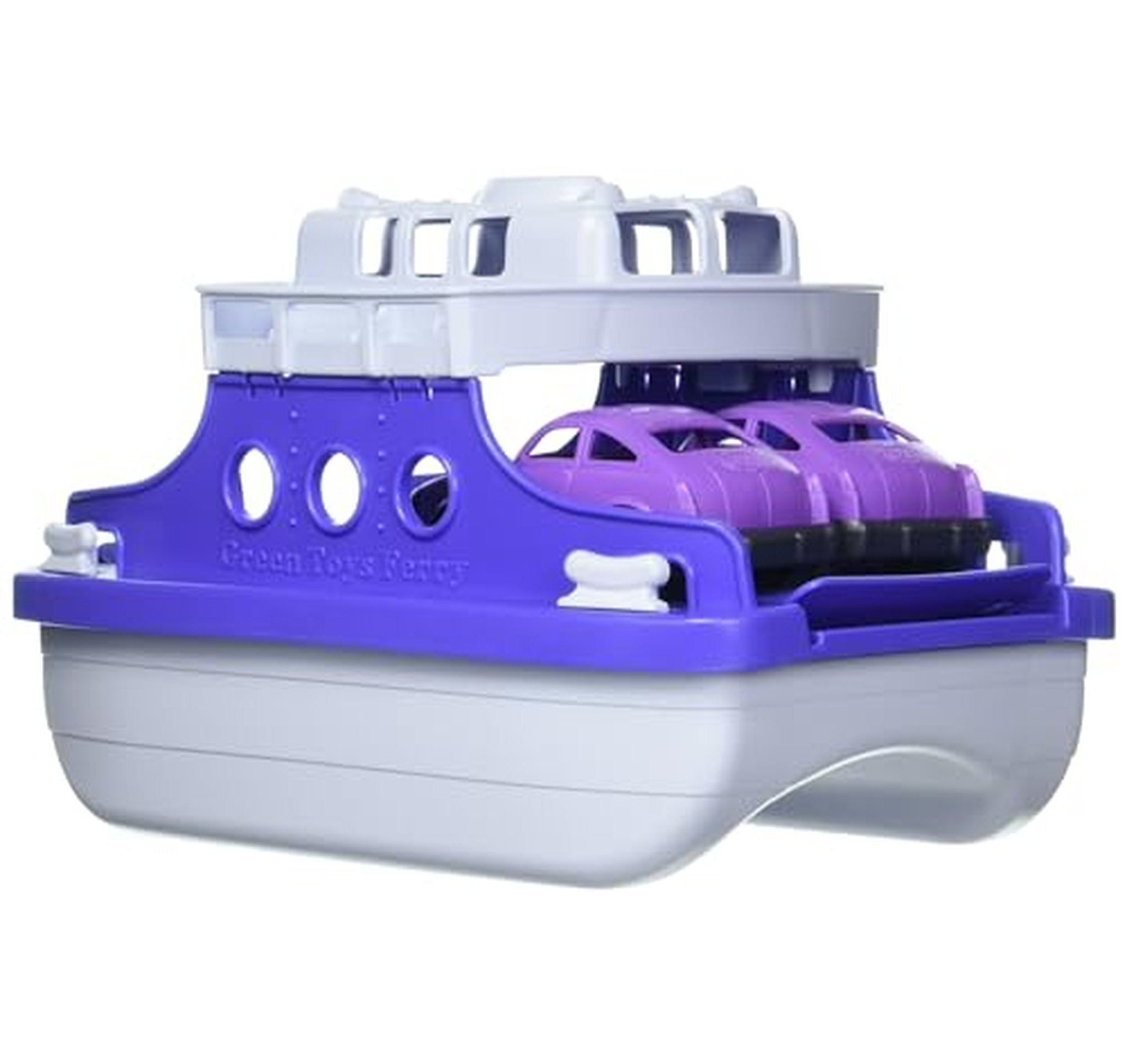Green Toys Ferry Boat with Toy Cars