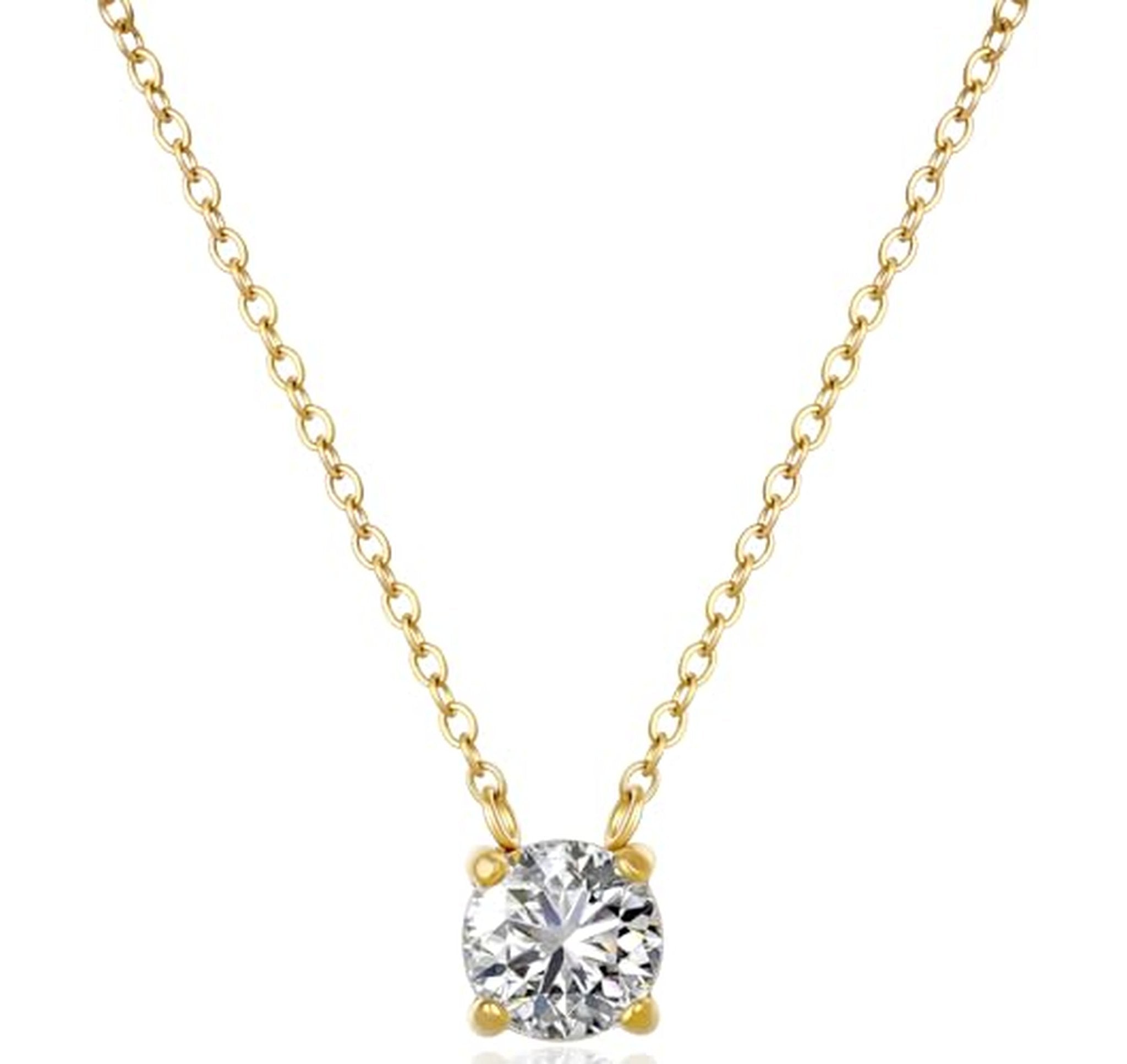 Ice Flower Cubic Zirconia Pendant Necklace