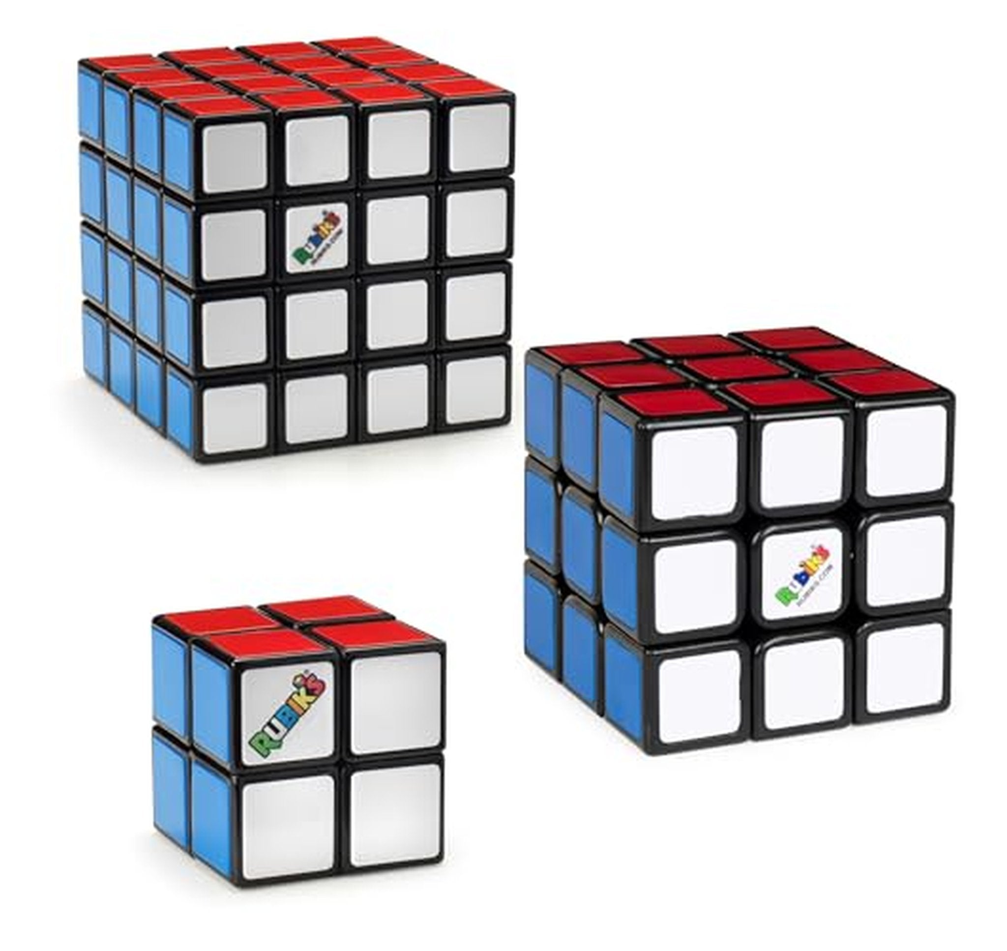Rubik's 3 Pack 2x2 3x3 4x4 Puzzle Cubes