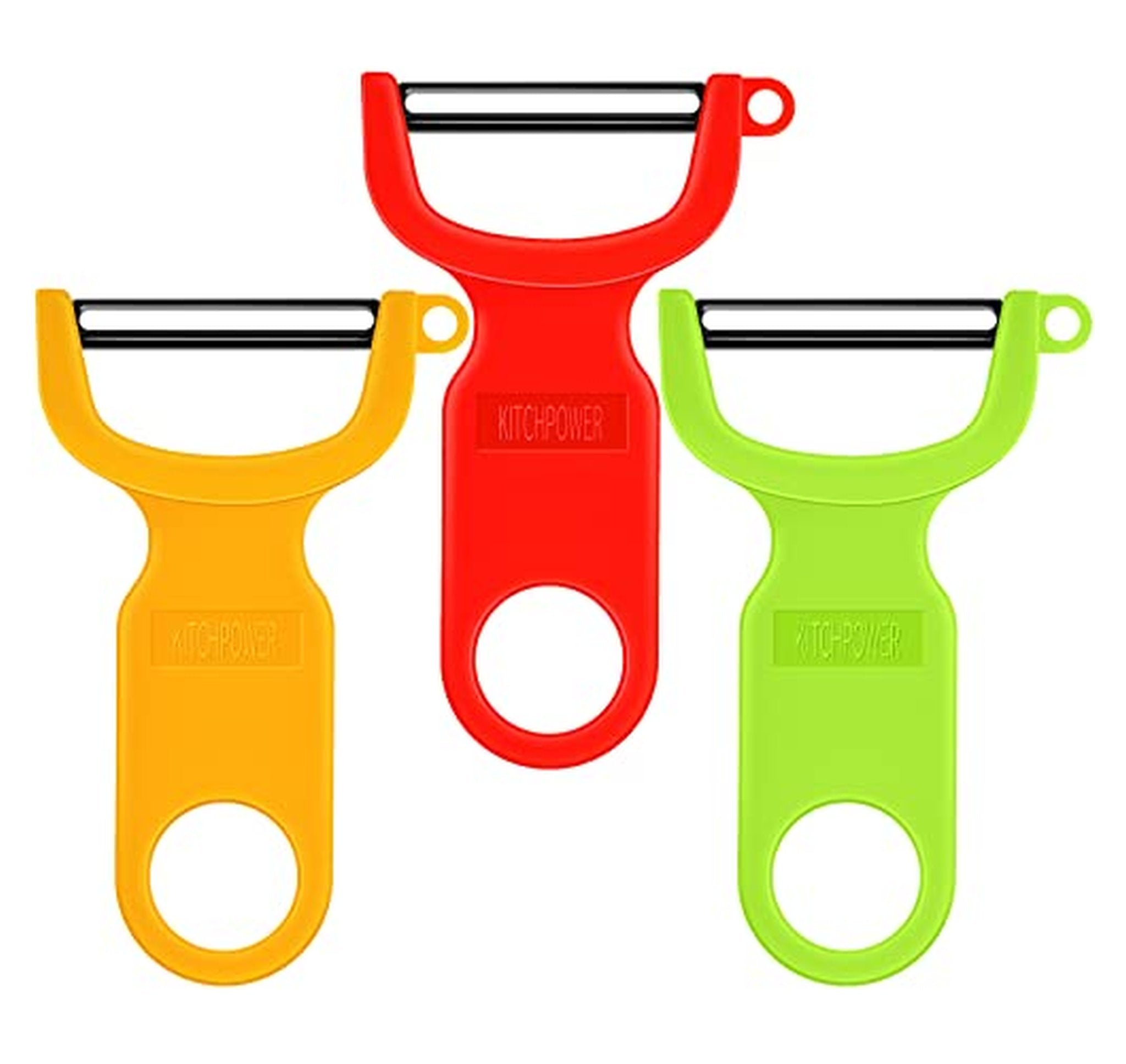 3 Pack Carbon Steel Vegetable Peelers