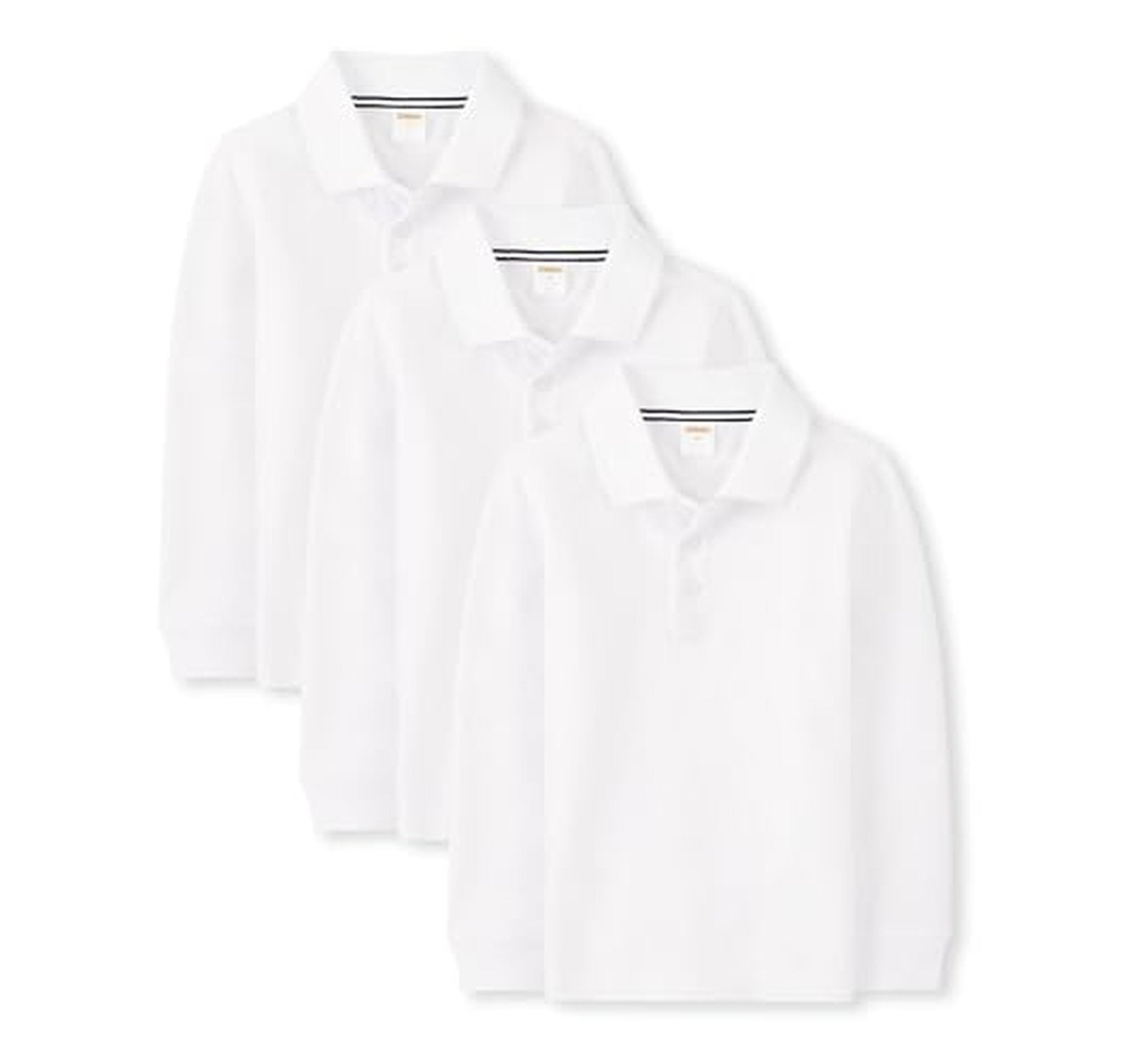 3 Pack Gymboree Toddler Boys Long Sleeve Polo Shirts (Size 2T)