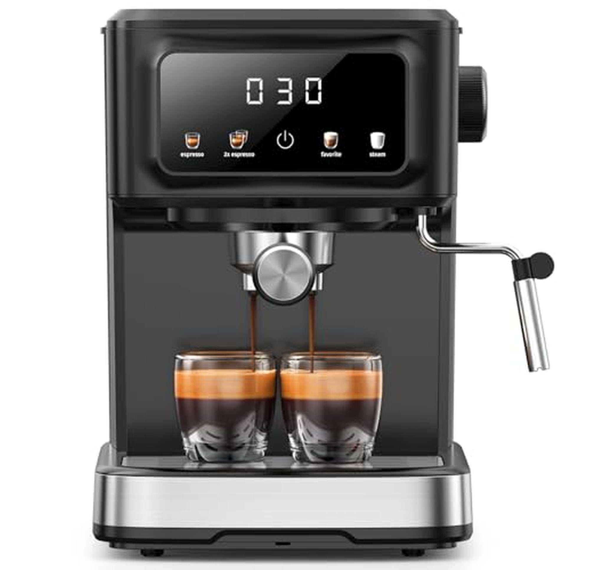 15 Bar Compact Espresso Machine with Milk Frother