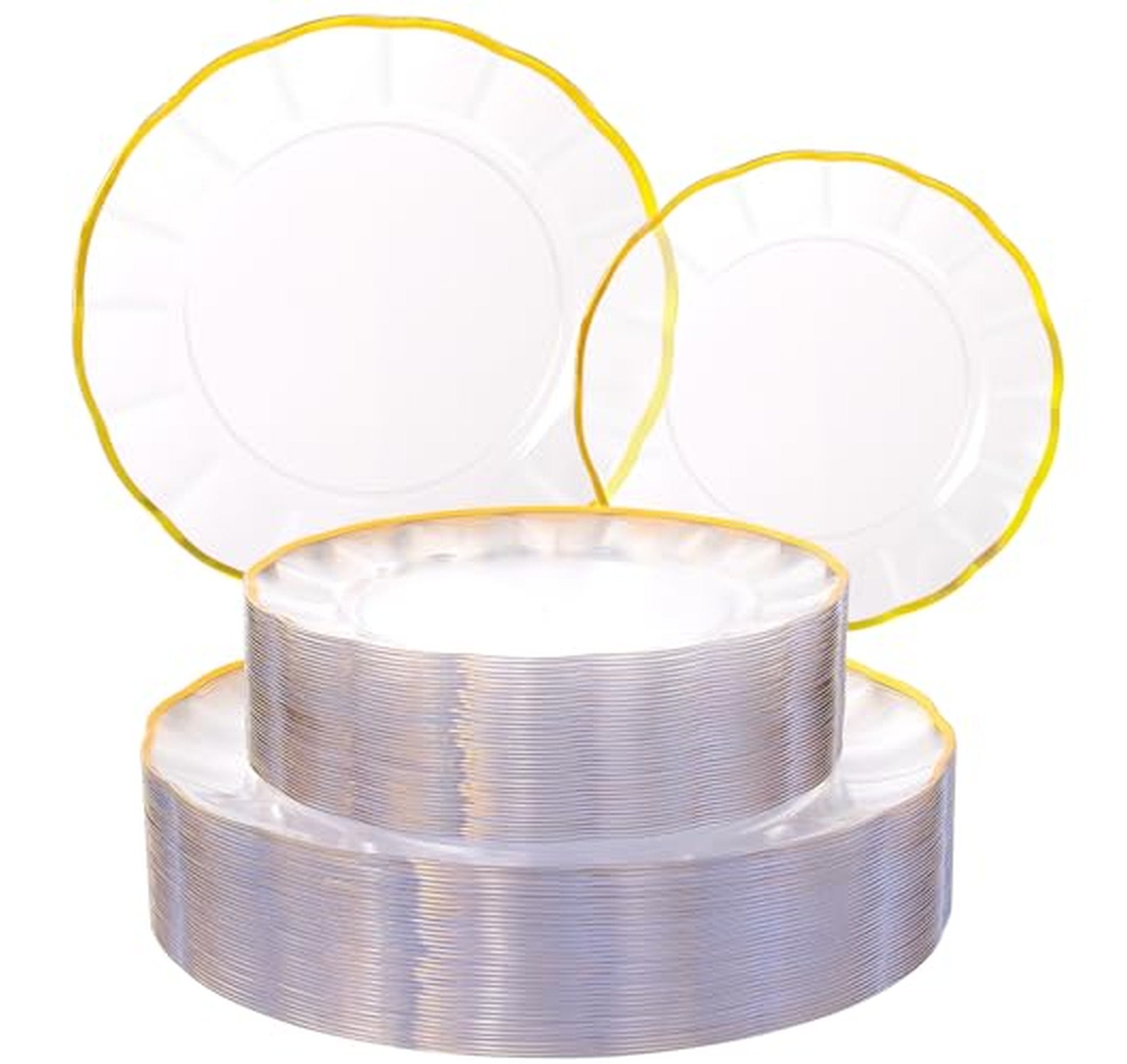 60 Count Heavy Duty Plastic Party Plates