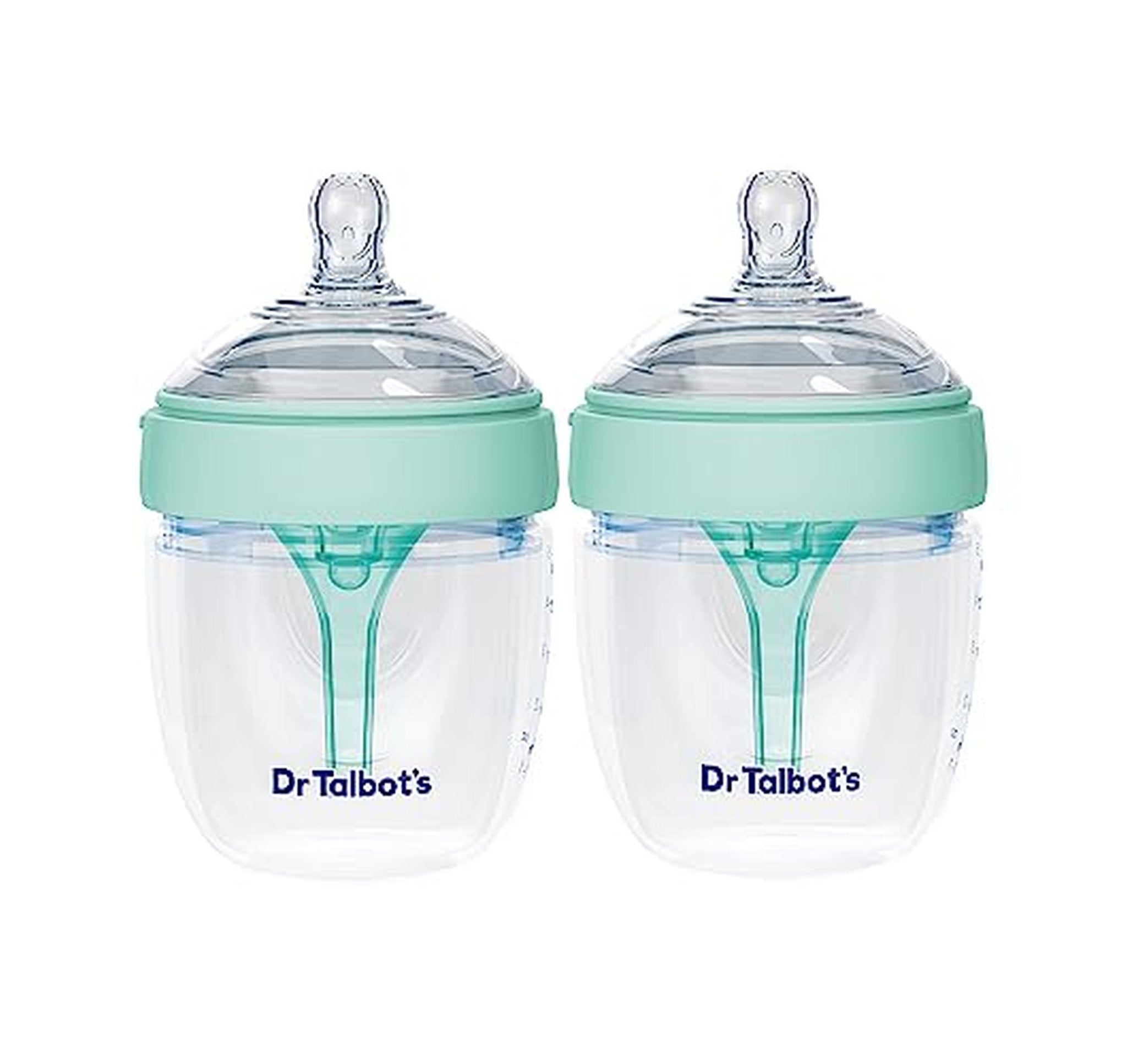 2 Pack Dr. Talbot's 5oz Silicone Anti-Colic Bottles