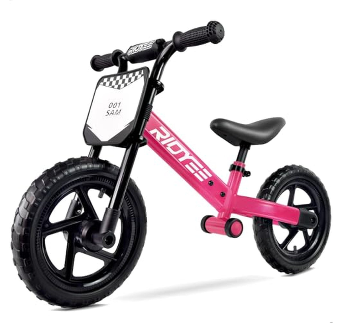 Toddler Balance Bike with Footrest and Name Plate