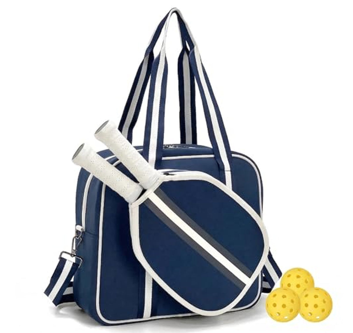 Pickleball Tote Bag with Paddle Cover Pocket