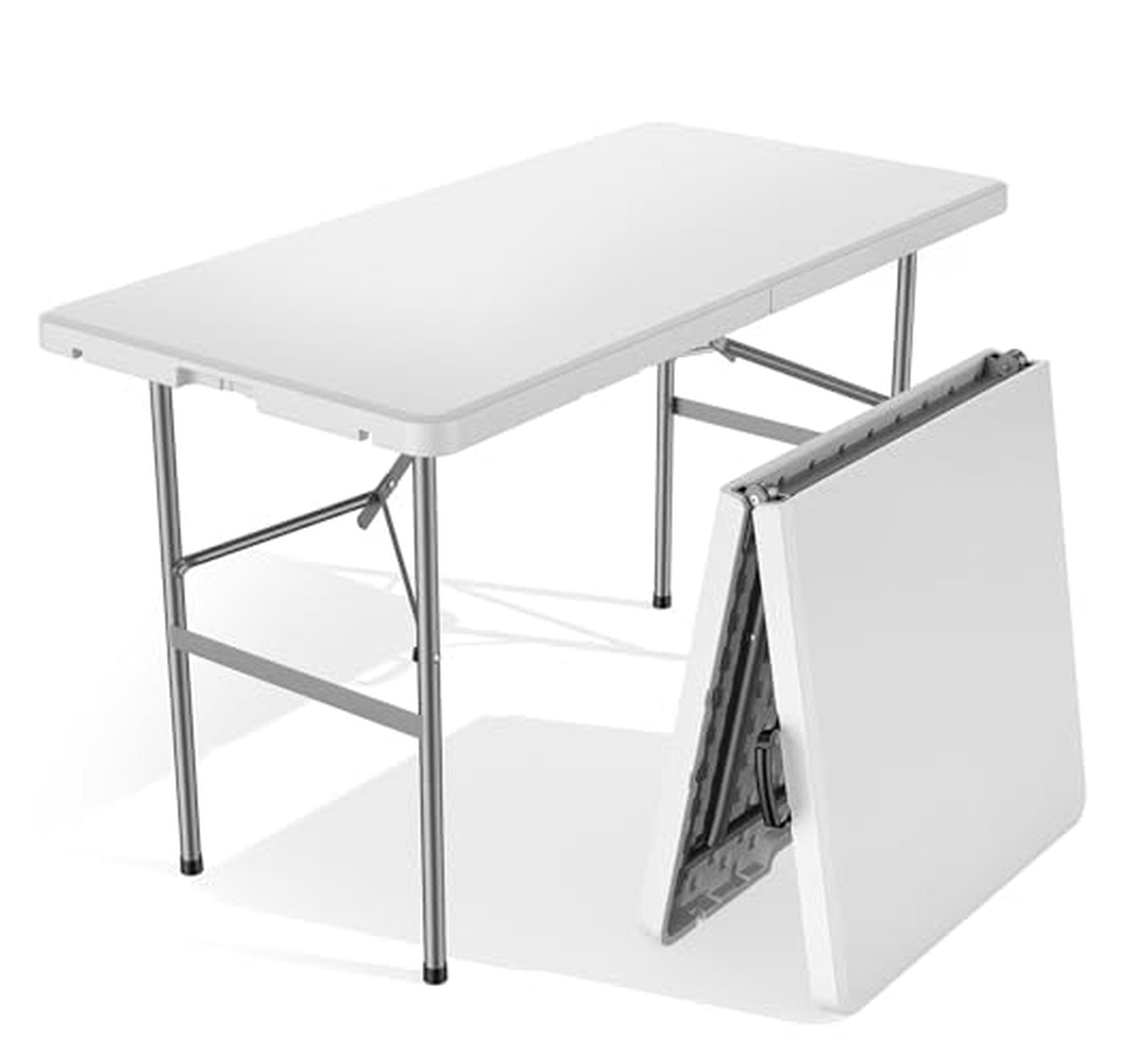4 Foot Folding Portable Picnic Table with Handle