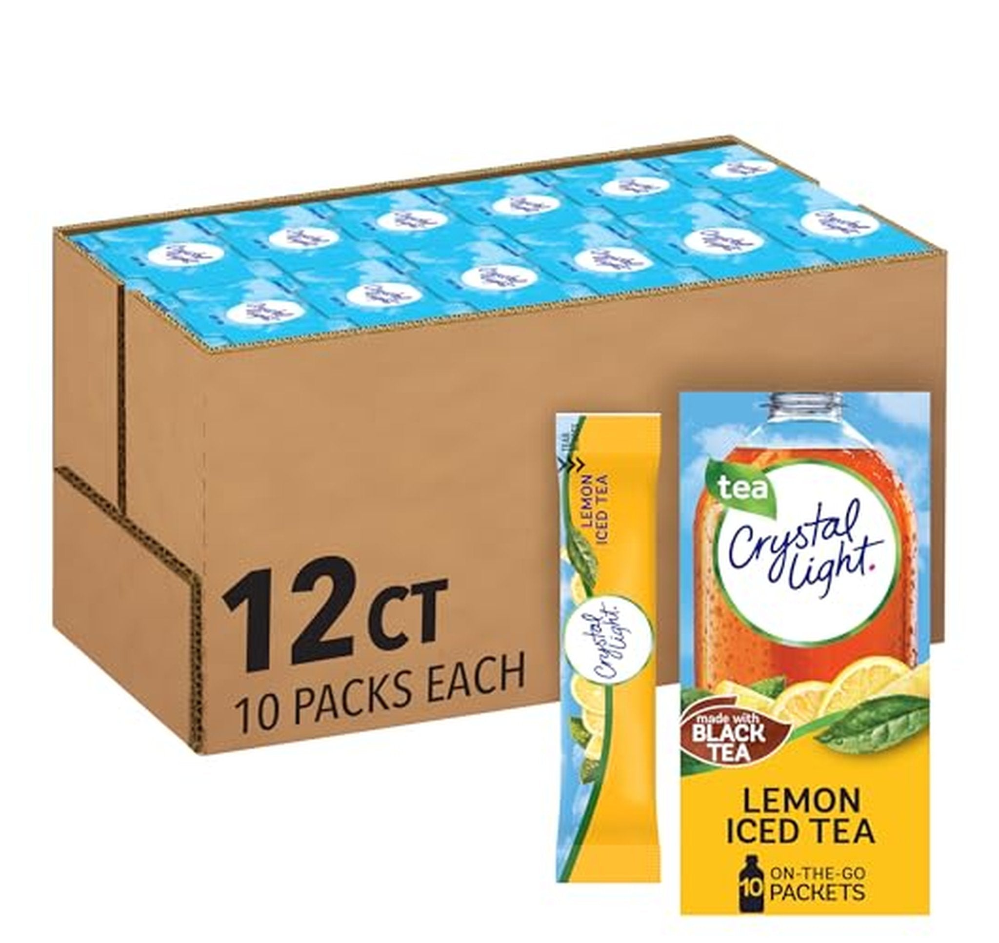 120 Count Crystal Light Lemon Iced Tea Drink Mix