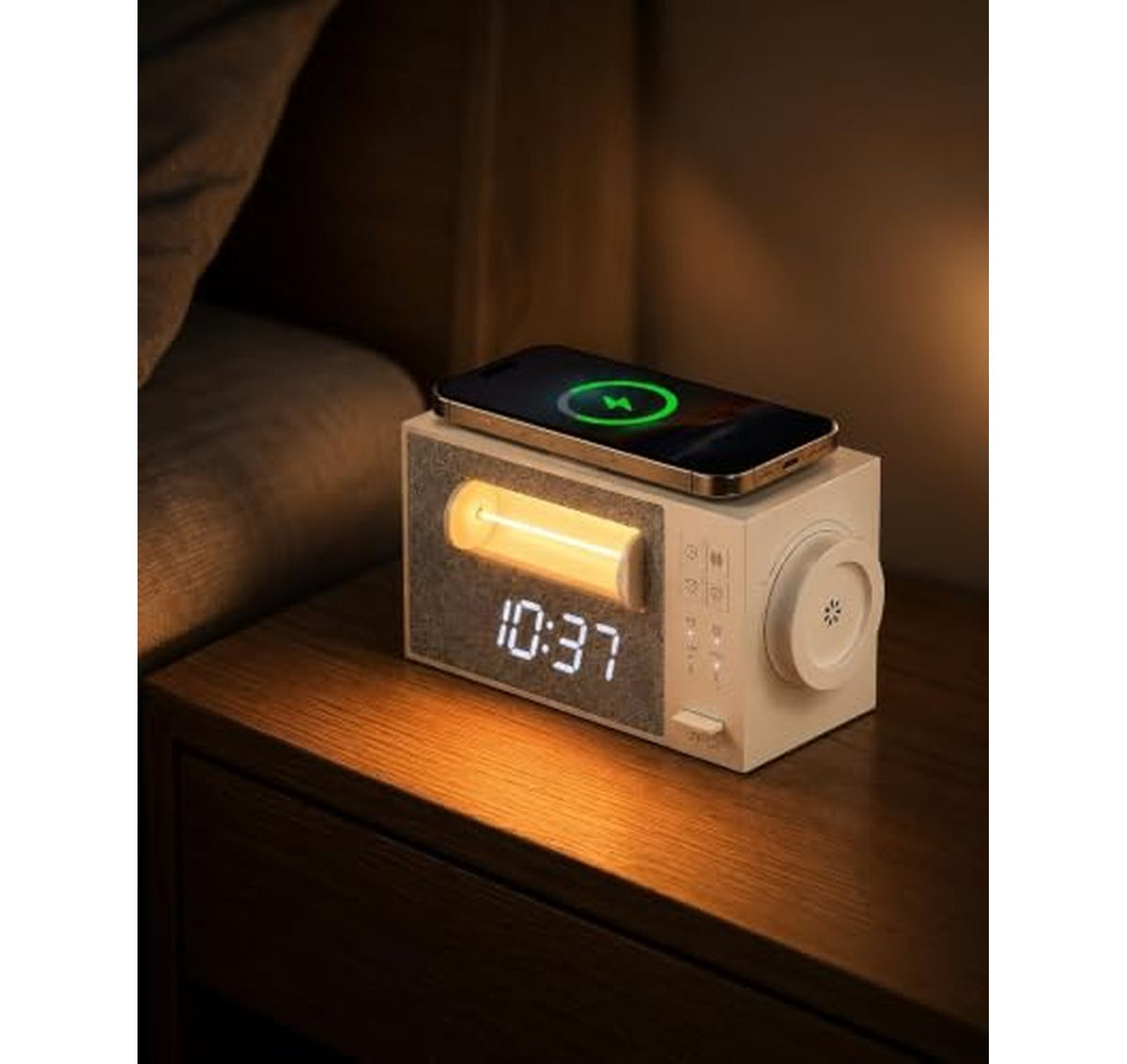 Sunrise Alarm Clock with Sound Machine and Wireless Charging