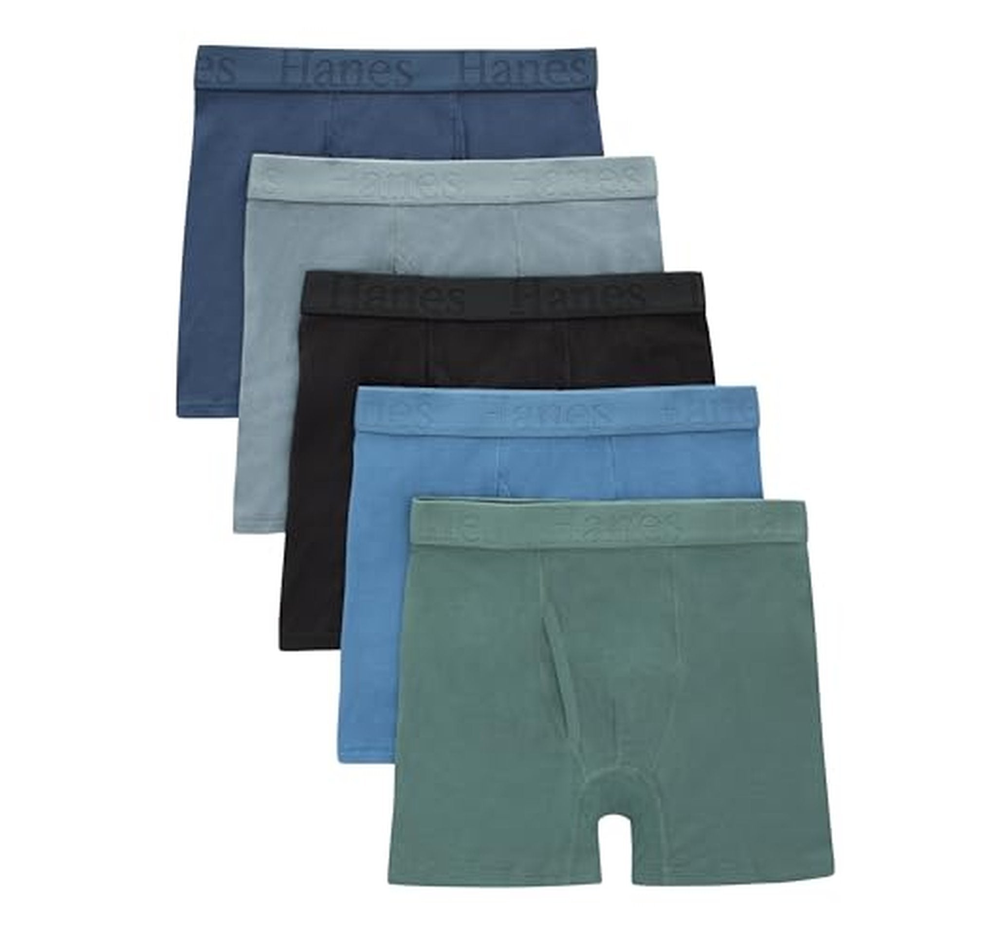 5 Pack Hanes Boys SuperSoft Bamboo Boxer Briefs