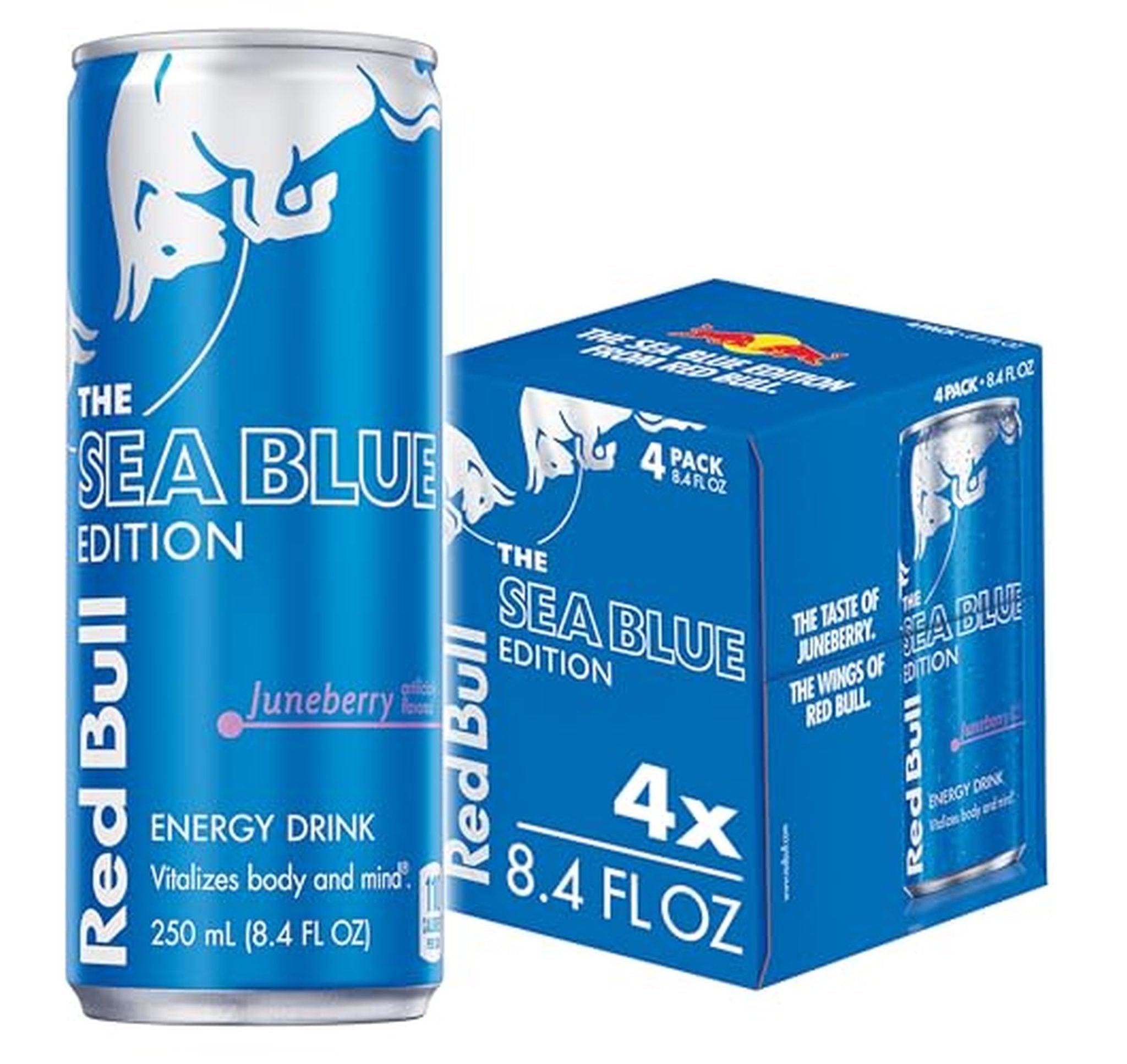 4 Pack Red Bull Juneberry Energy Drink 8.4 Fl Oz