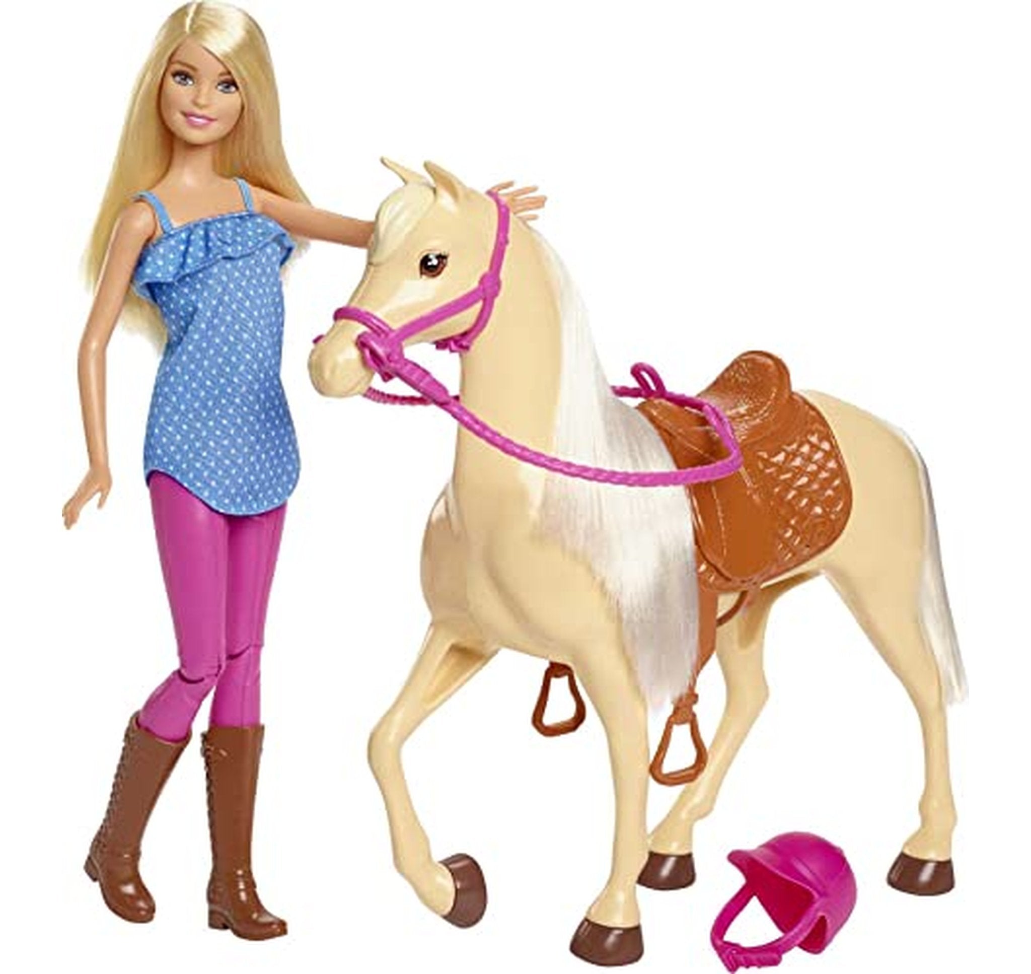 Barbie Horse Riding Doll and Horse Playset