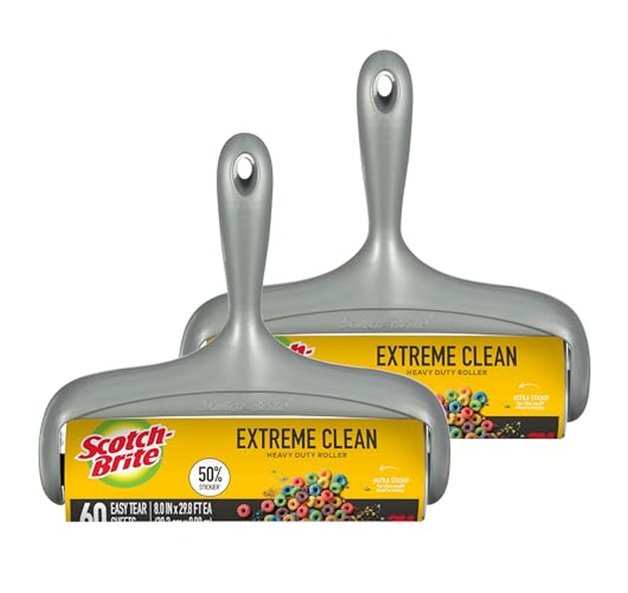 2 Pack Scotch-Brite Extra Sticky Large Lint Rollers