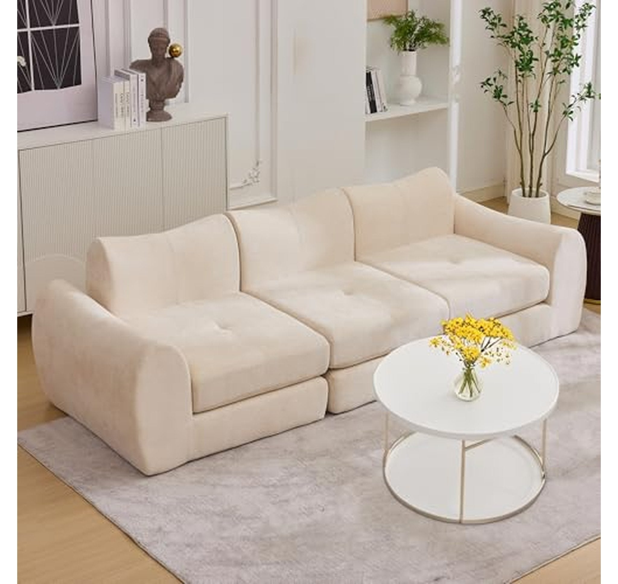 Modular Convertible Sectional Sofa Bed