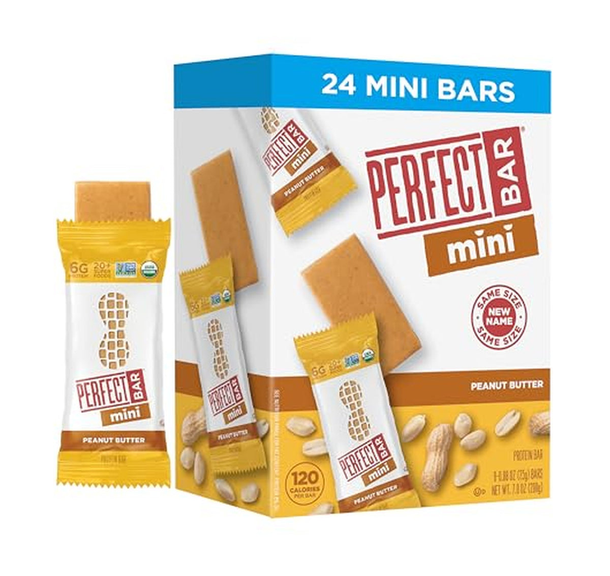 24 Pack Perfect Bar Mini Peanut Butter Protein Bars