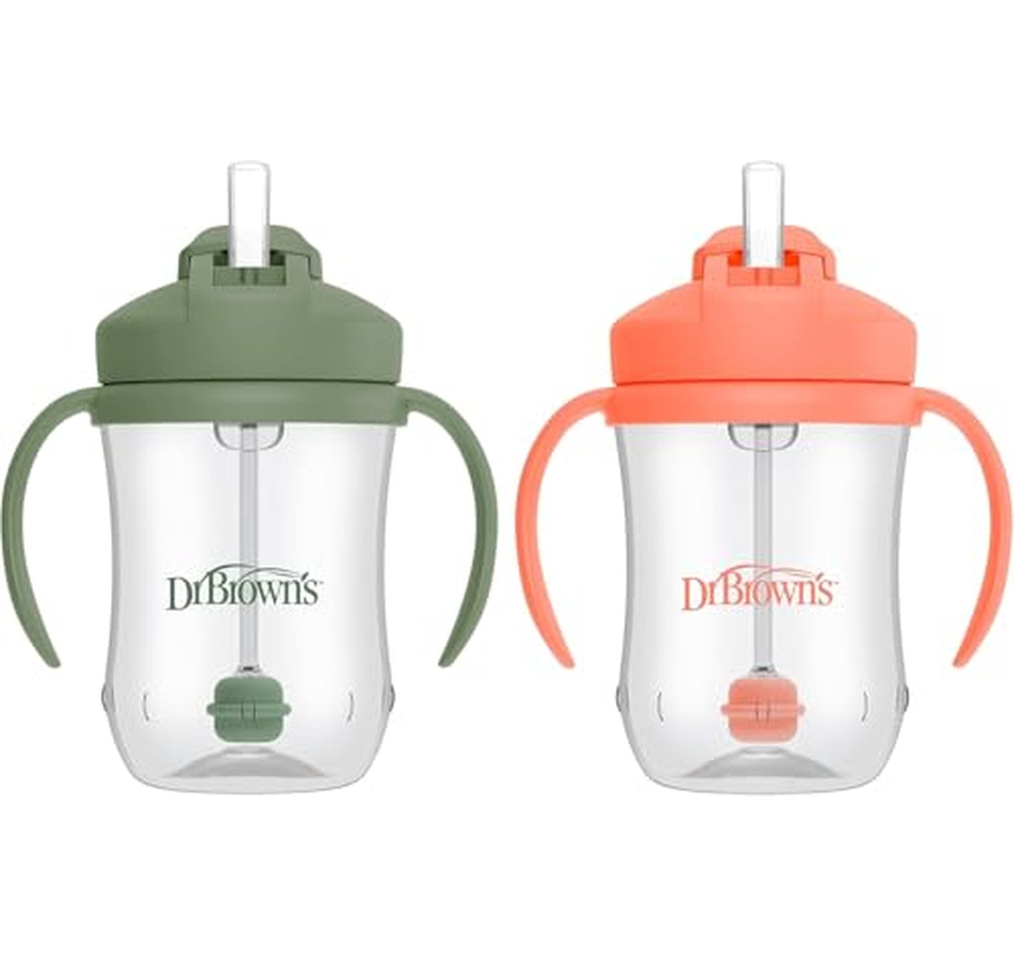 2 Pack Dr. Brown's 9oz Weighted Straw Training Cups