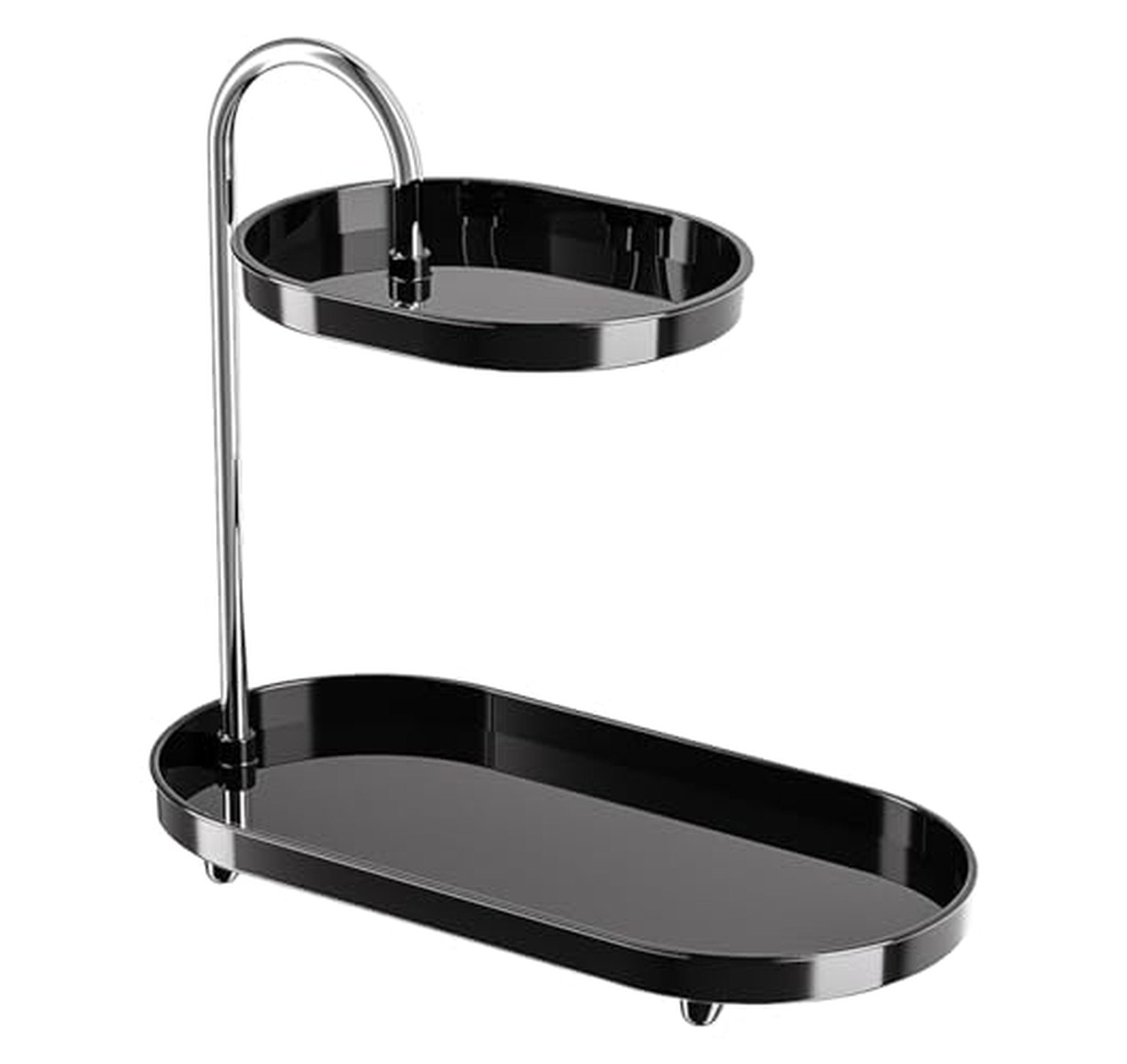 Rotating Bathroom Countertop Makeup and Skincare Organizer