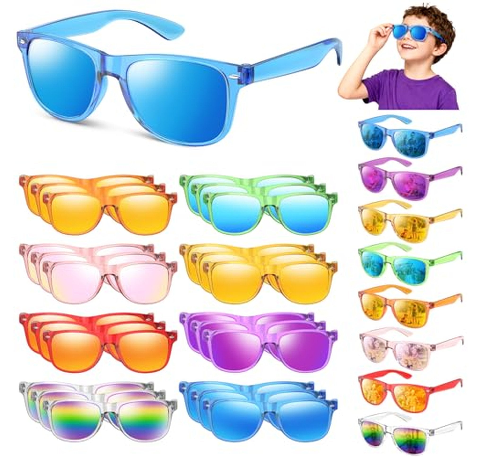 24 Pack Kids UV400 Party Sunglasses