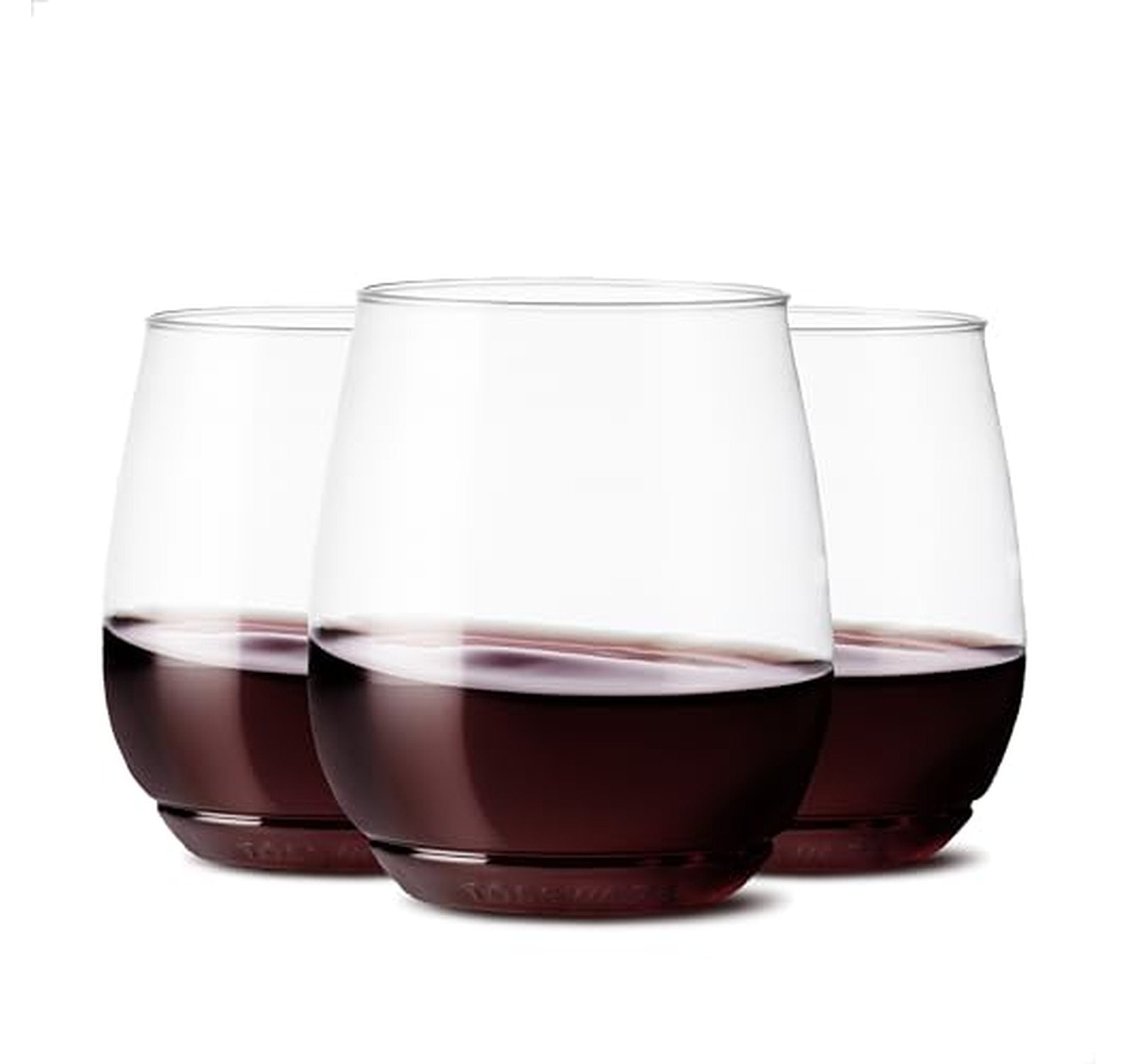 24 Pack TOSSWARE 14oz Unbreakable Plastic Wine Glasses