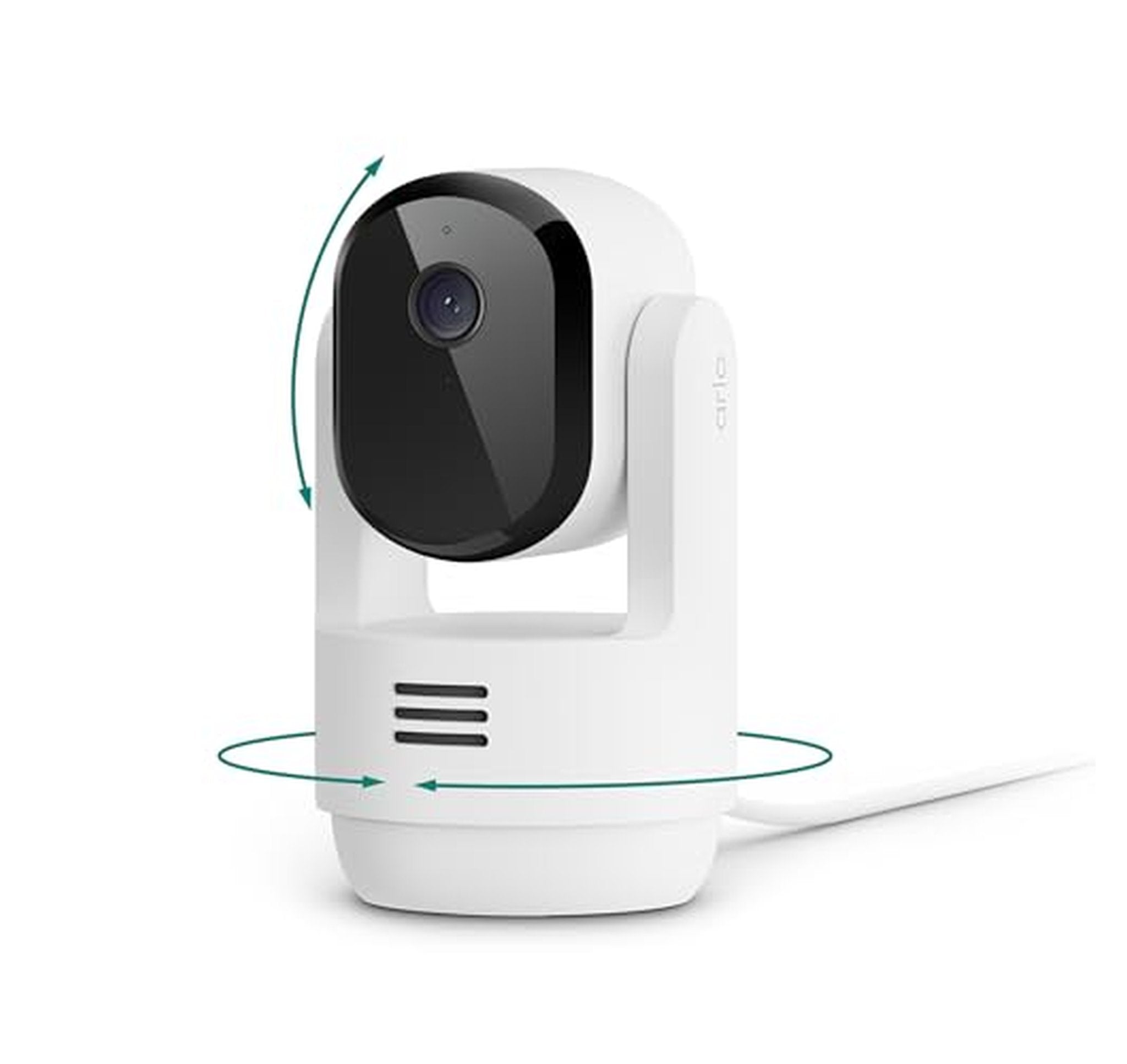 Arlo 2K Indoor Pan Tilt Wired Security Camera