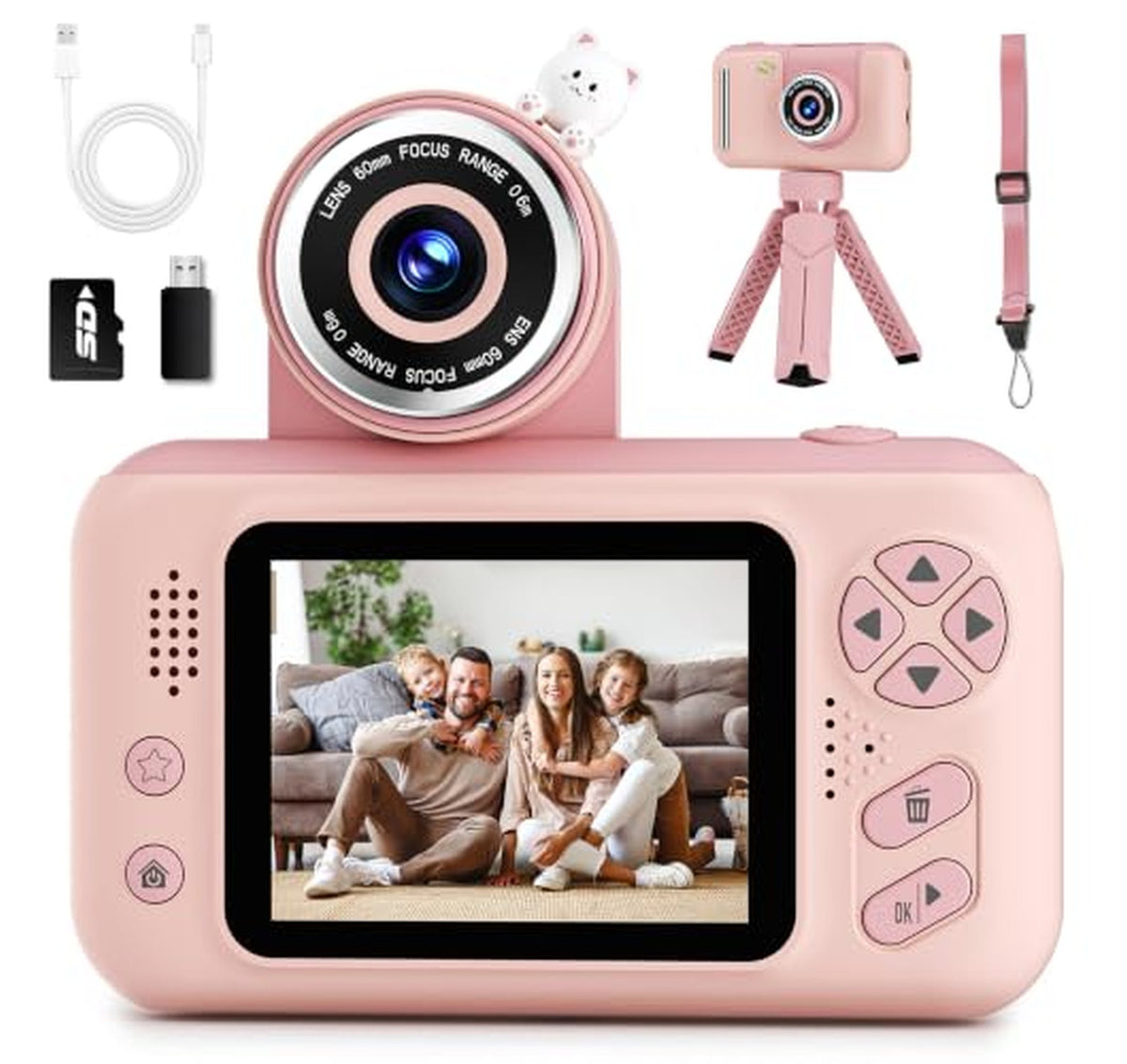 Kids HD Digital Video Camera with Tripod