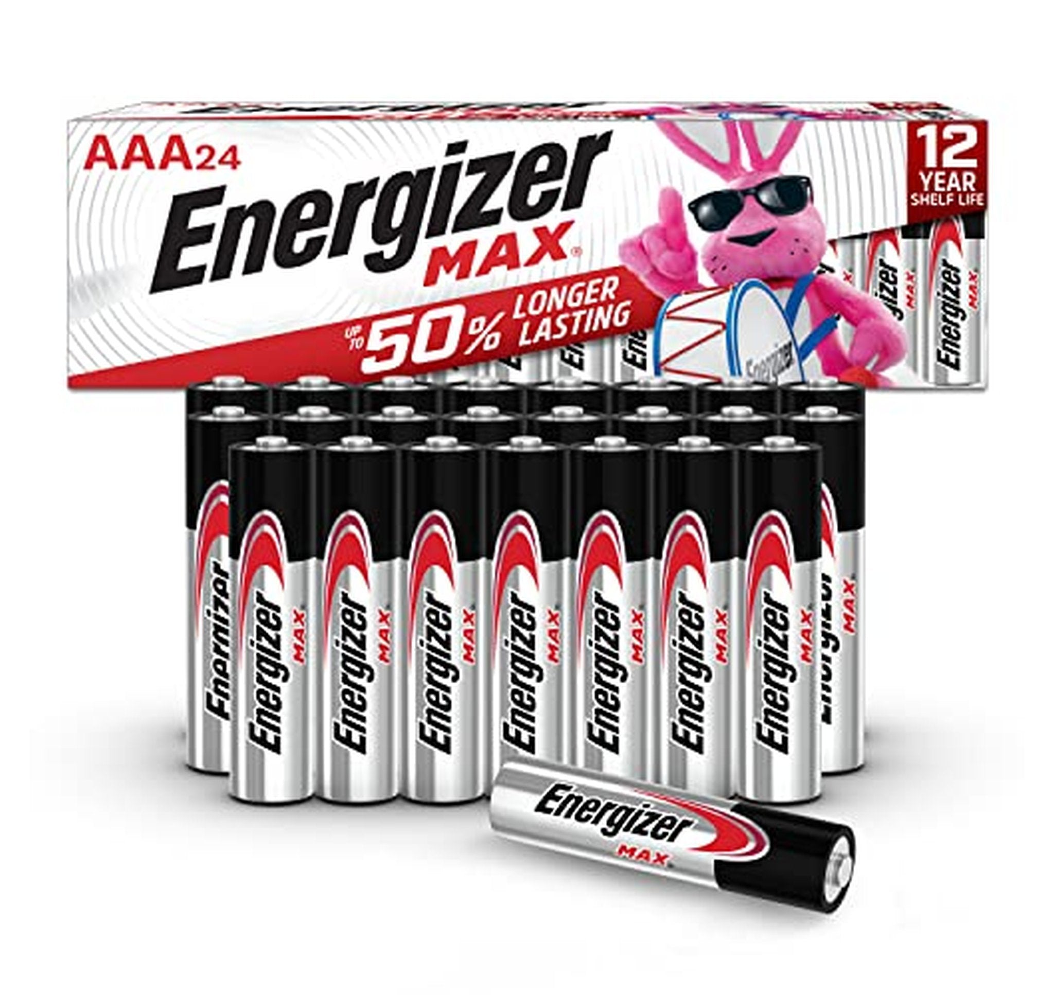 24 Count Energizer MAX AAA Alkaline Batteries