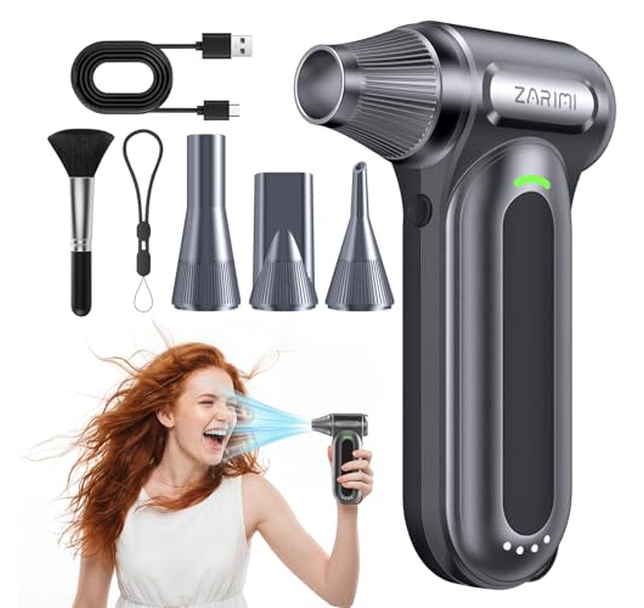 Cordless Electric Compressed Air Duster Rechargeable