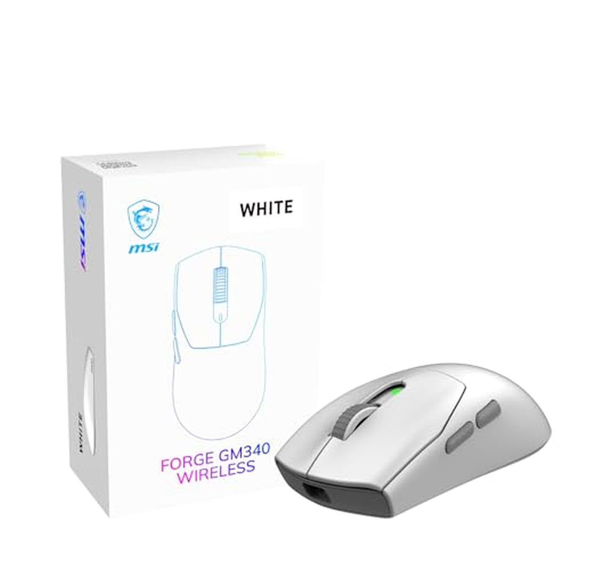 MSI Forge GM340 12800 DPI RGB Gaming Mouse