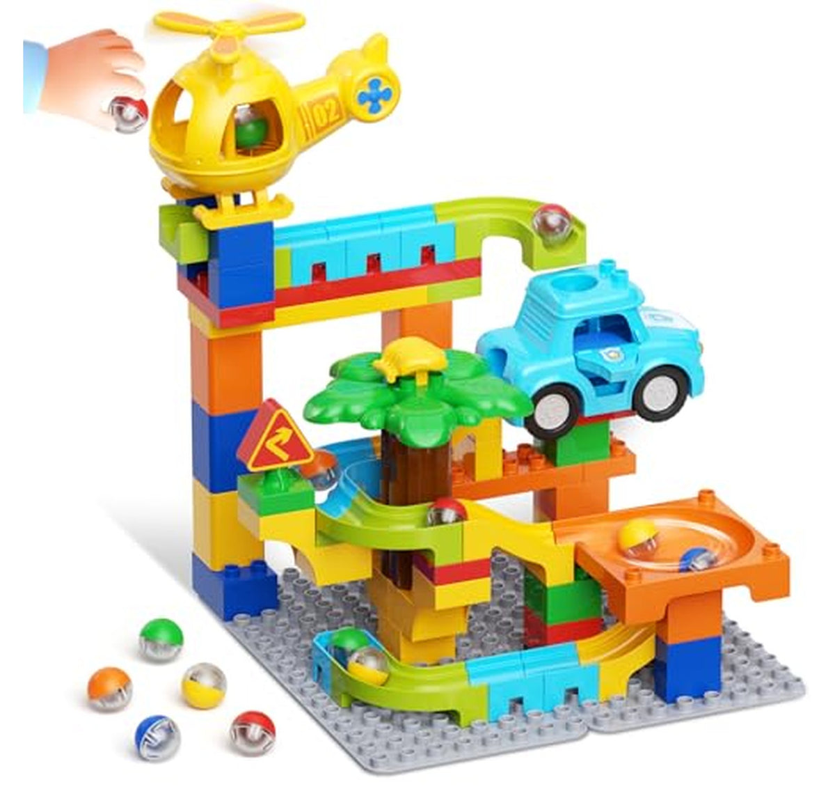 Marble Run Maze Building Set for Kids