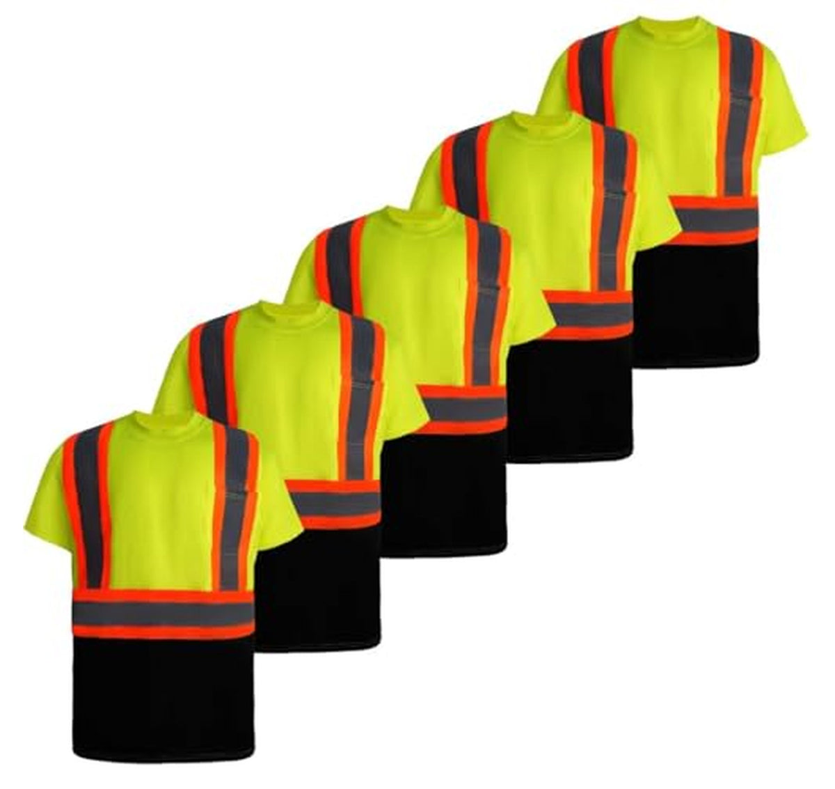 High Visibility Reflective Work Shirt with Pocket