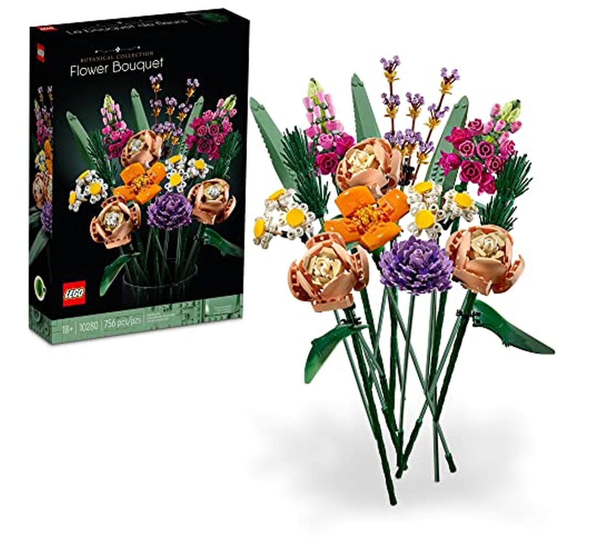 LEGO Botanical Flower Bouquet Building Set