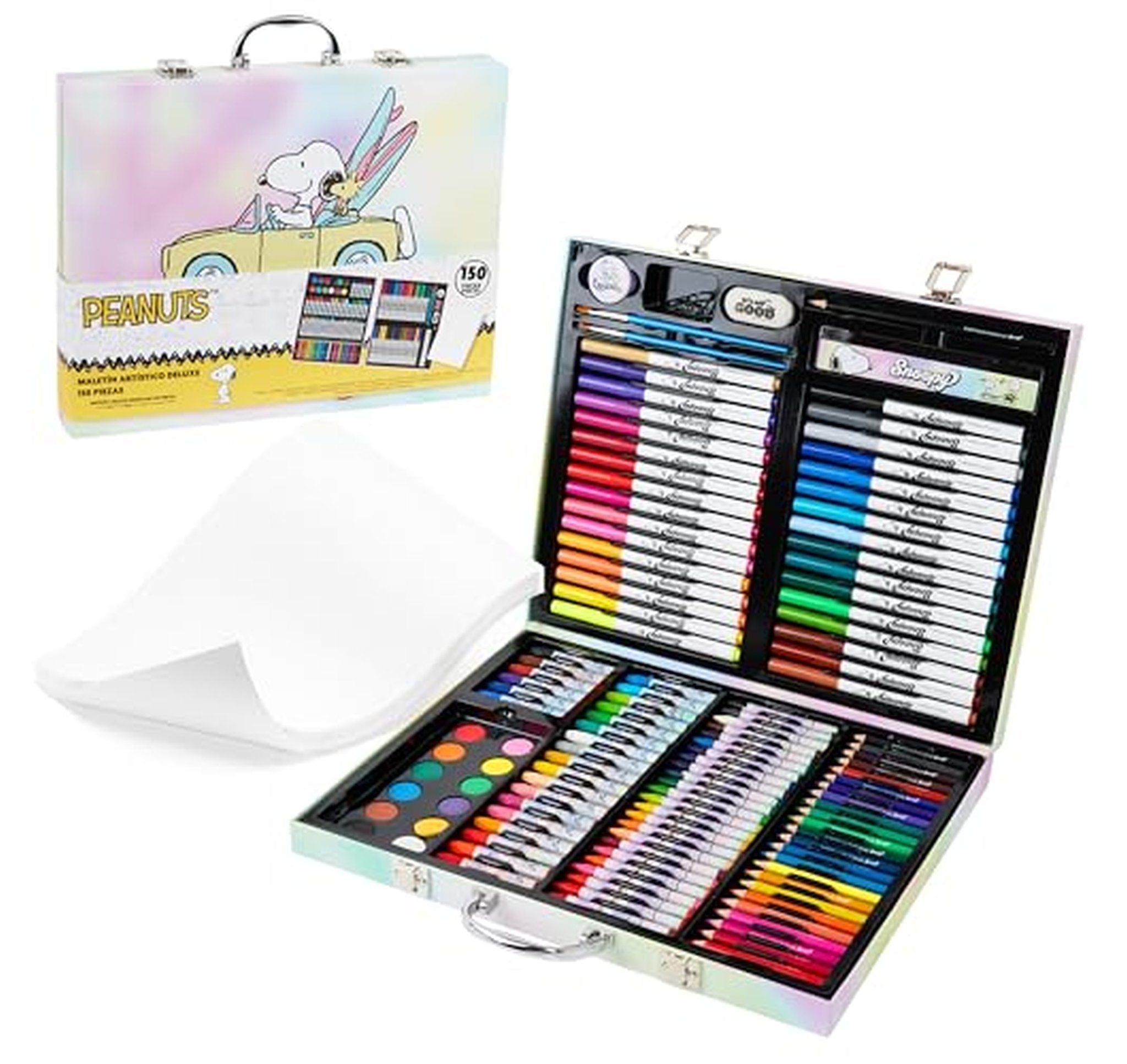 Peanuts Snoopy Kids Art Set with Drawing Supplies